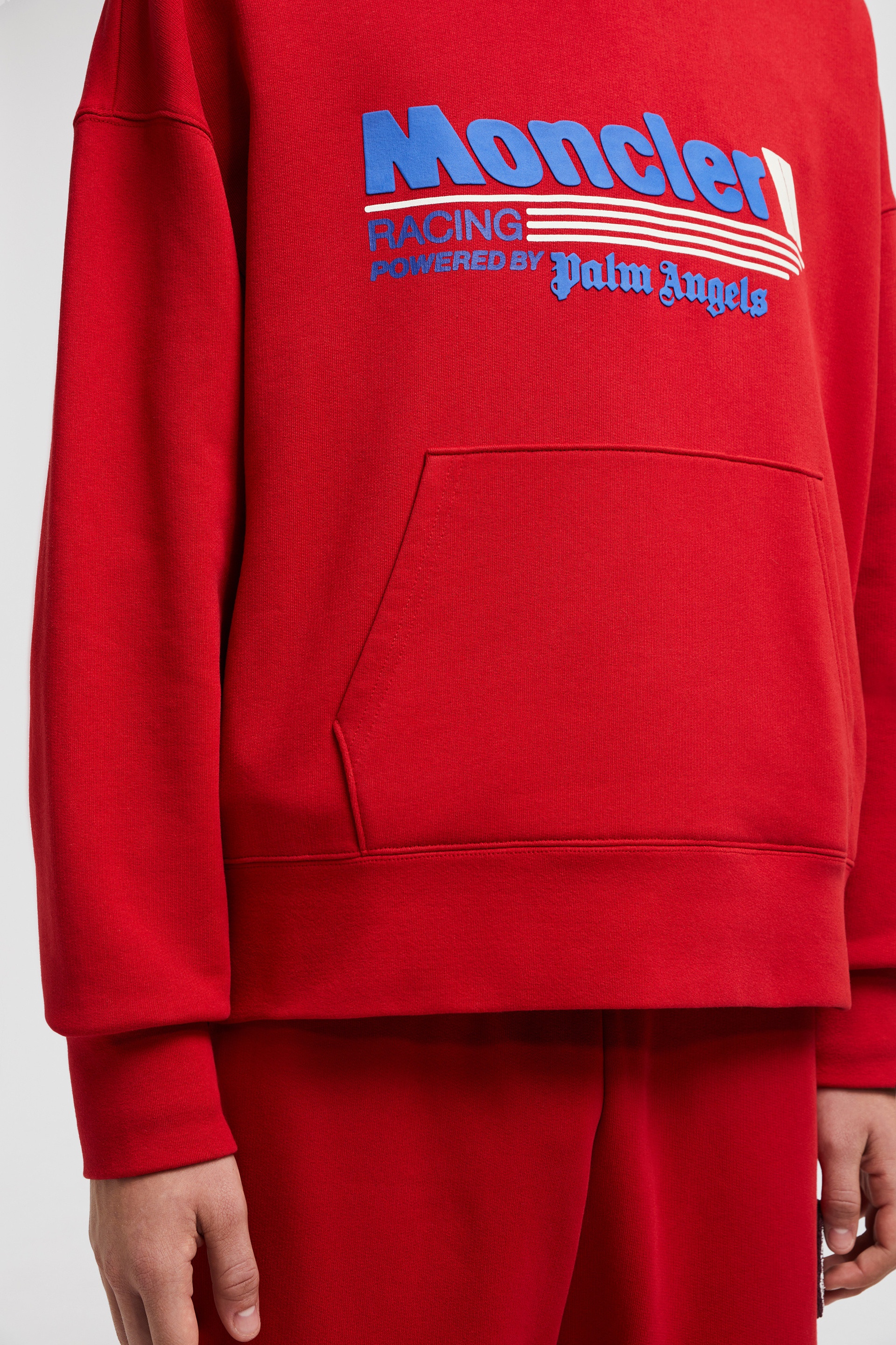 MONCLER x パームエンジェルス レーシングロゴ コットンパーカー Moncler Moncler x Palm Angels Racing Logo Cotton Hoodie