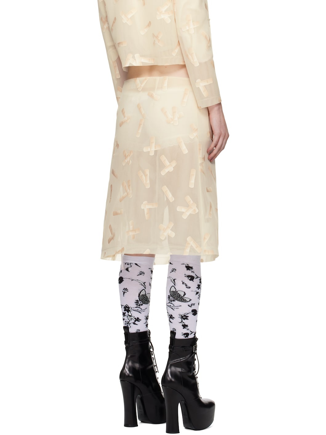 Off-White Bandaid Midi Skirt - 3