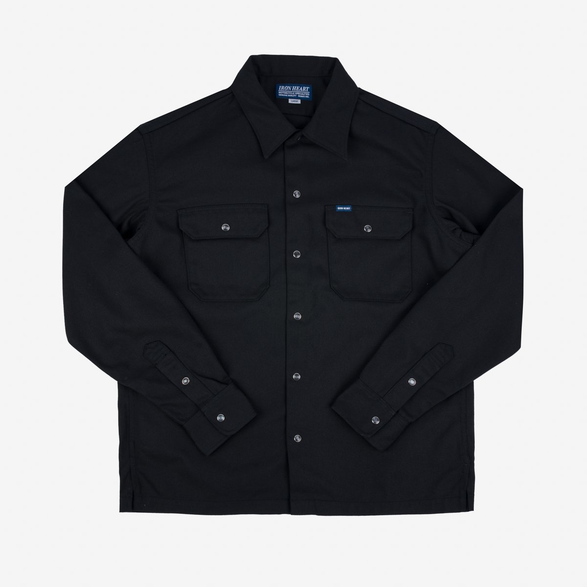 IHSH-364-BLK 11oz T/C Mechanic Shirt - Black - 1