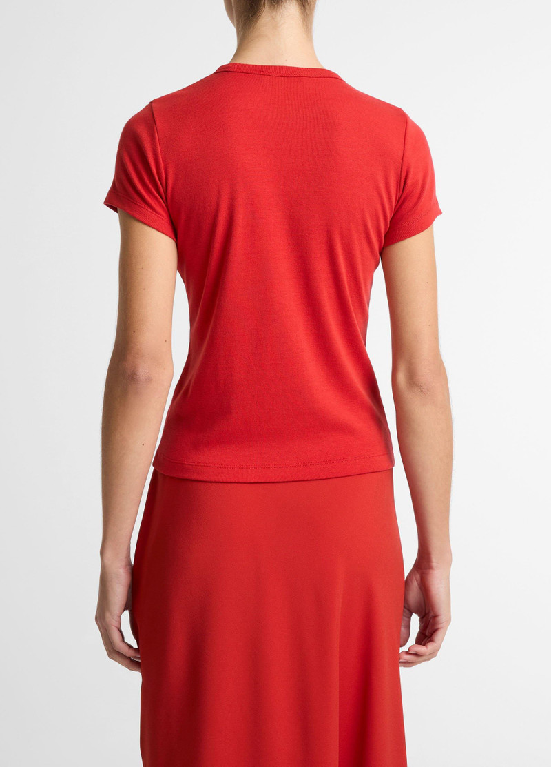 Vince Pima Cotton-Blend '90s Shrunken T-Shirt outlook