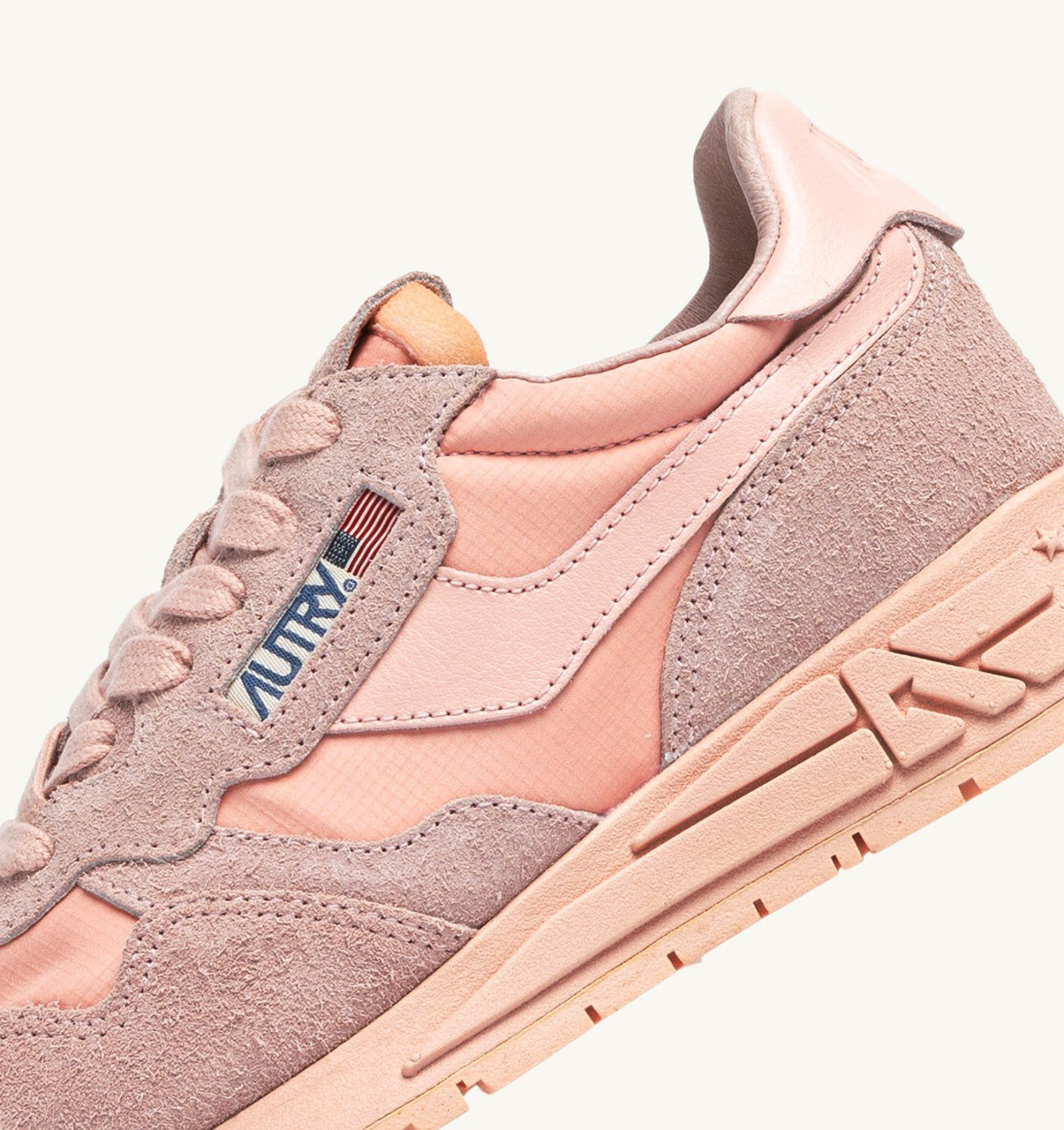 REELWIND LOW SNEAKERS IN CREOLE PINK NYLON AND SUEDE - 7