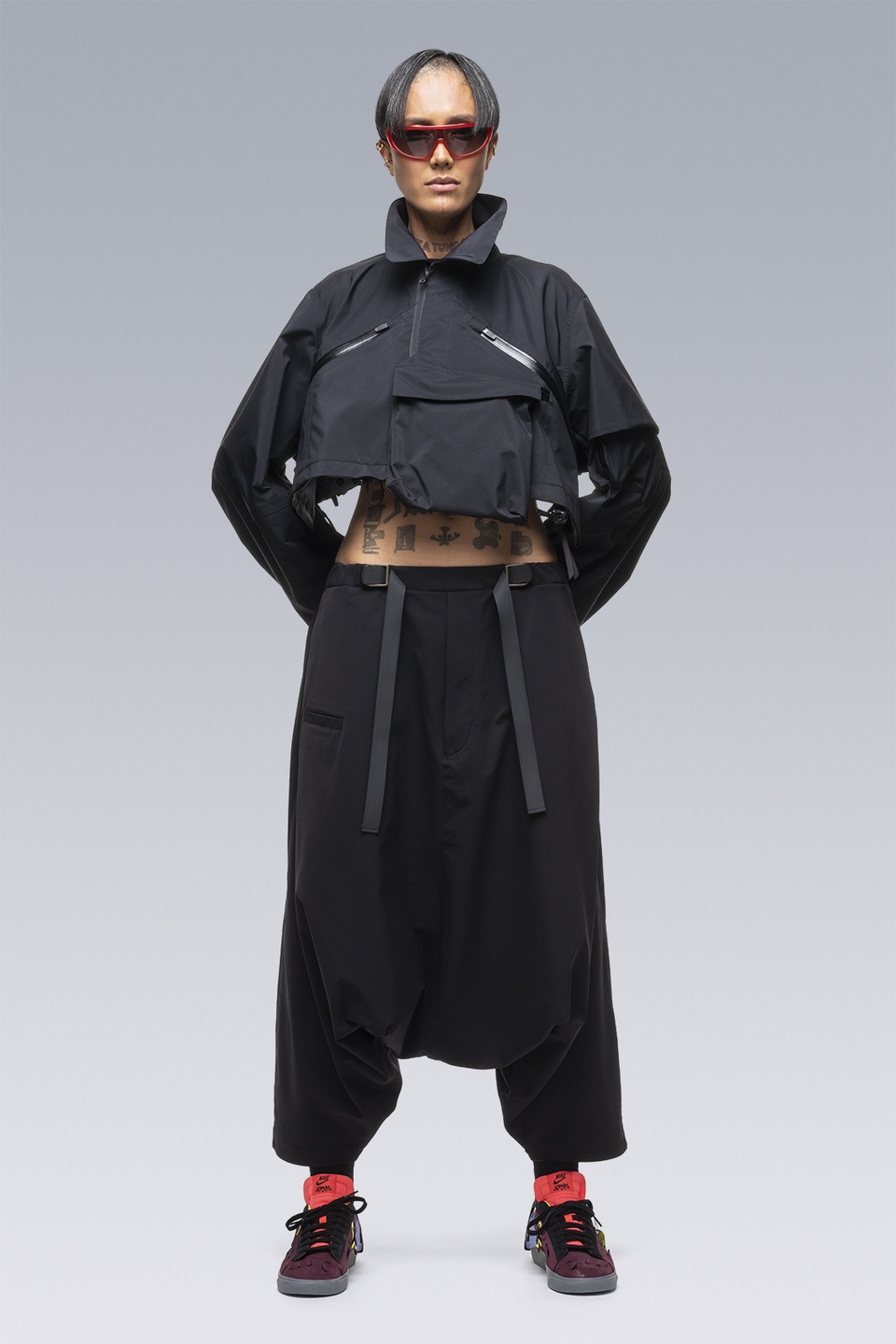 ジャケット・アウター sacai / ACRONYM CROP JACKET Black size2 ACRONYM JACKET ジャケット・アウター CROP / size2 Black sacai