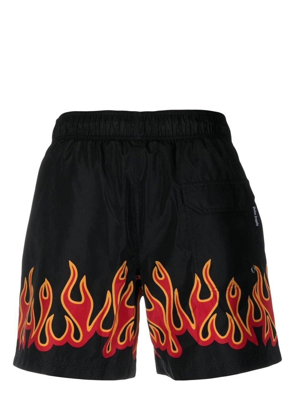 flame-print swimming trunks - 2