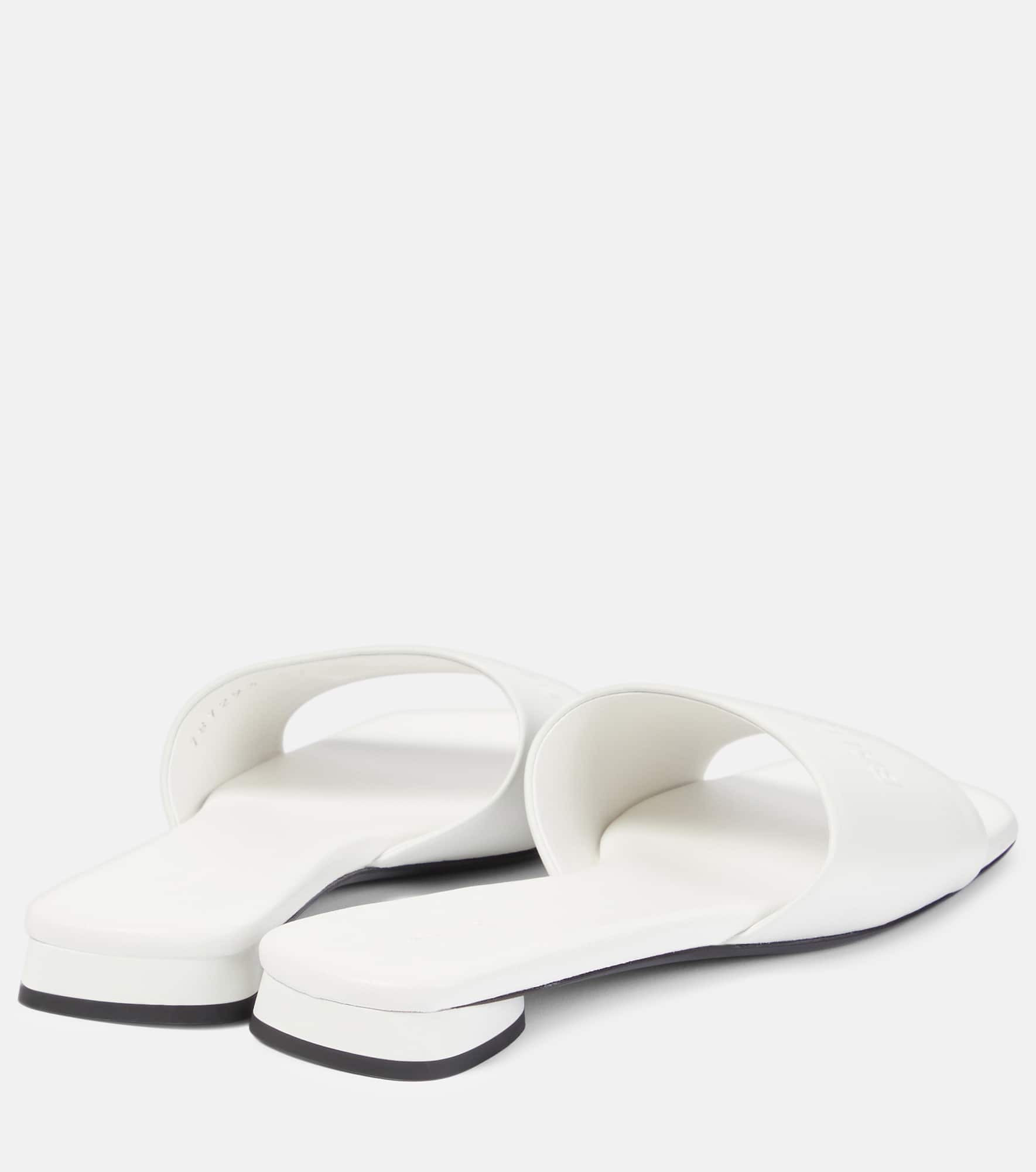Duty Free leather slides - 3