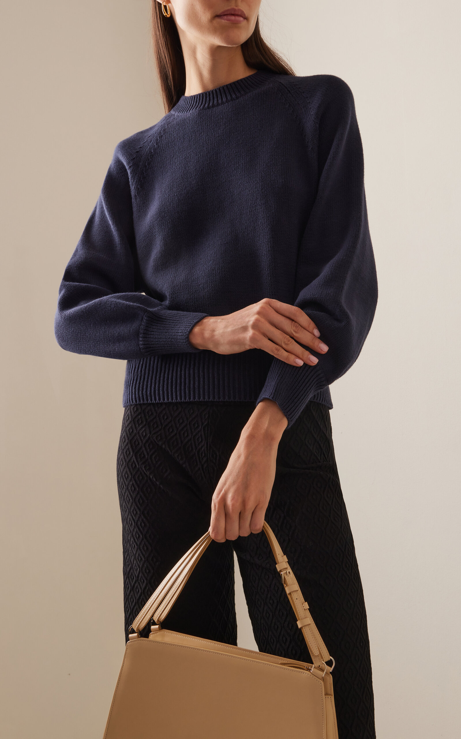 Exclusive Cotton Sweater navy - 2