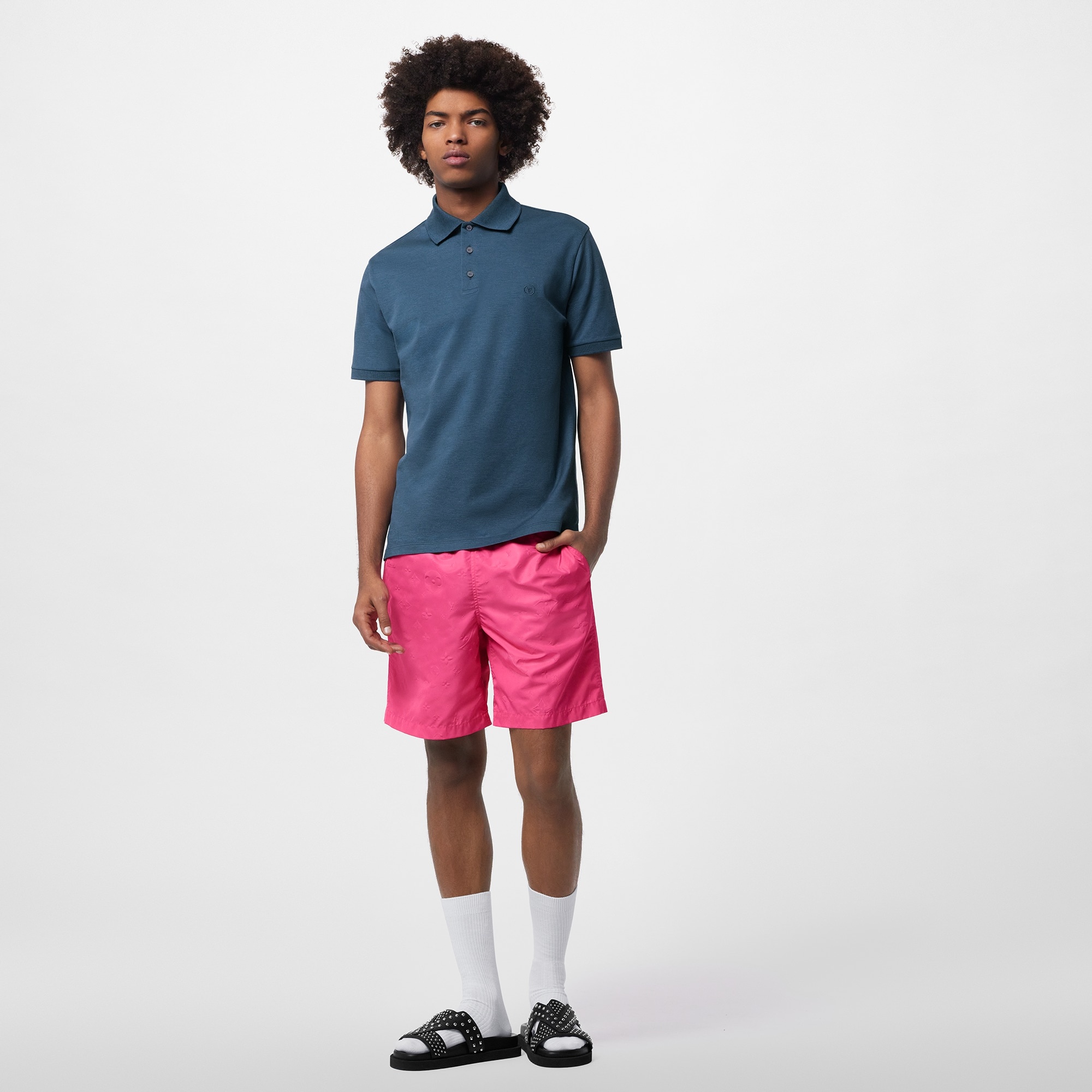 Monogram Nylon Swim Board Shorts - 2