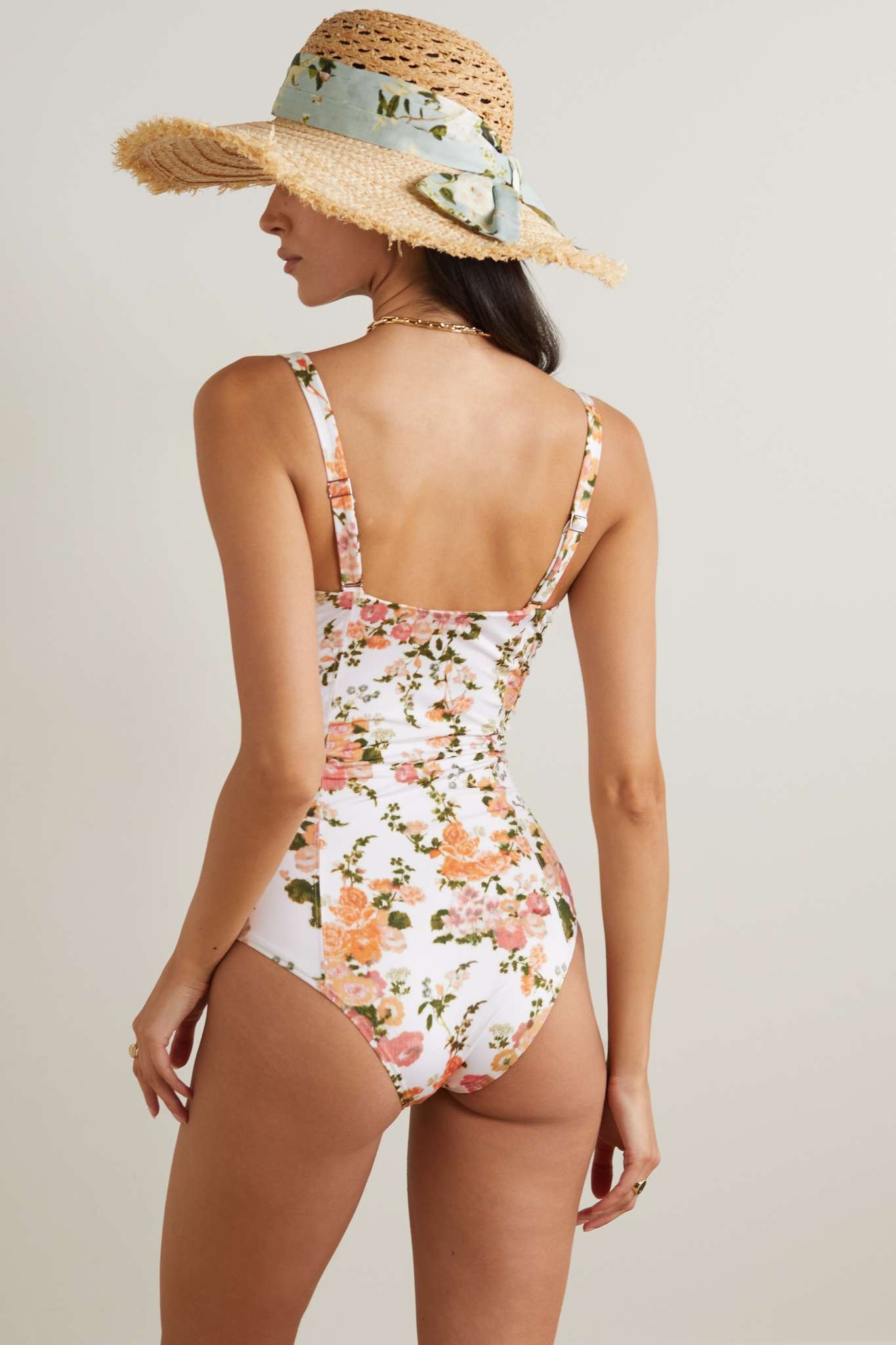 Amilia floral-print swimsuit - 3