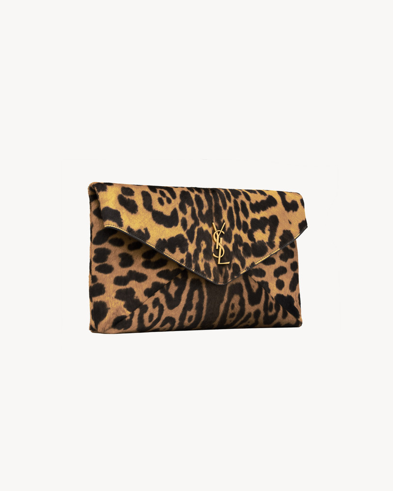 CASSANDRE LARGE ENVELOPE POUCH IN PONY HAIR LEATHER 5