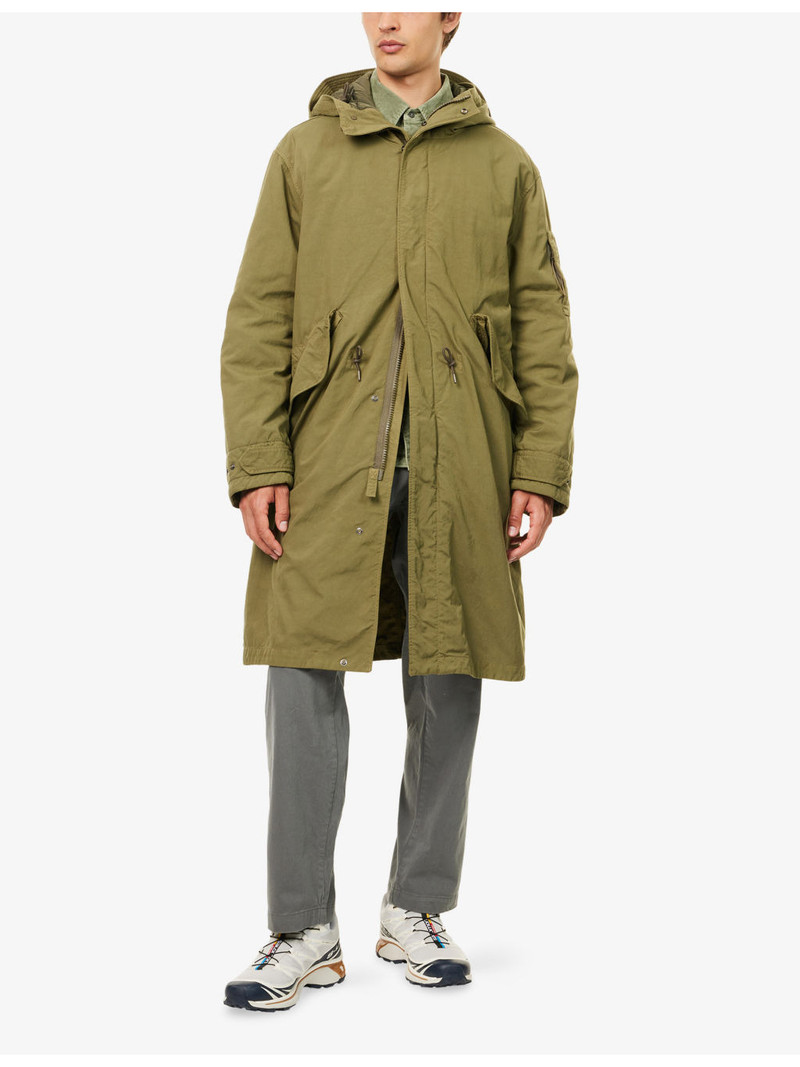 C.P. Company Hooded Relaxed-Fit Twill Parka Coat outlook