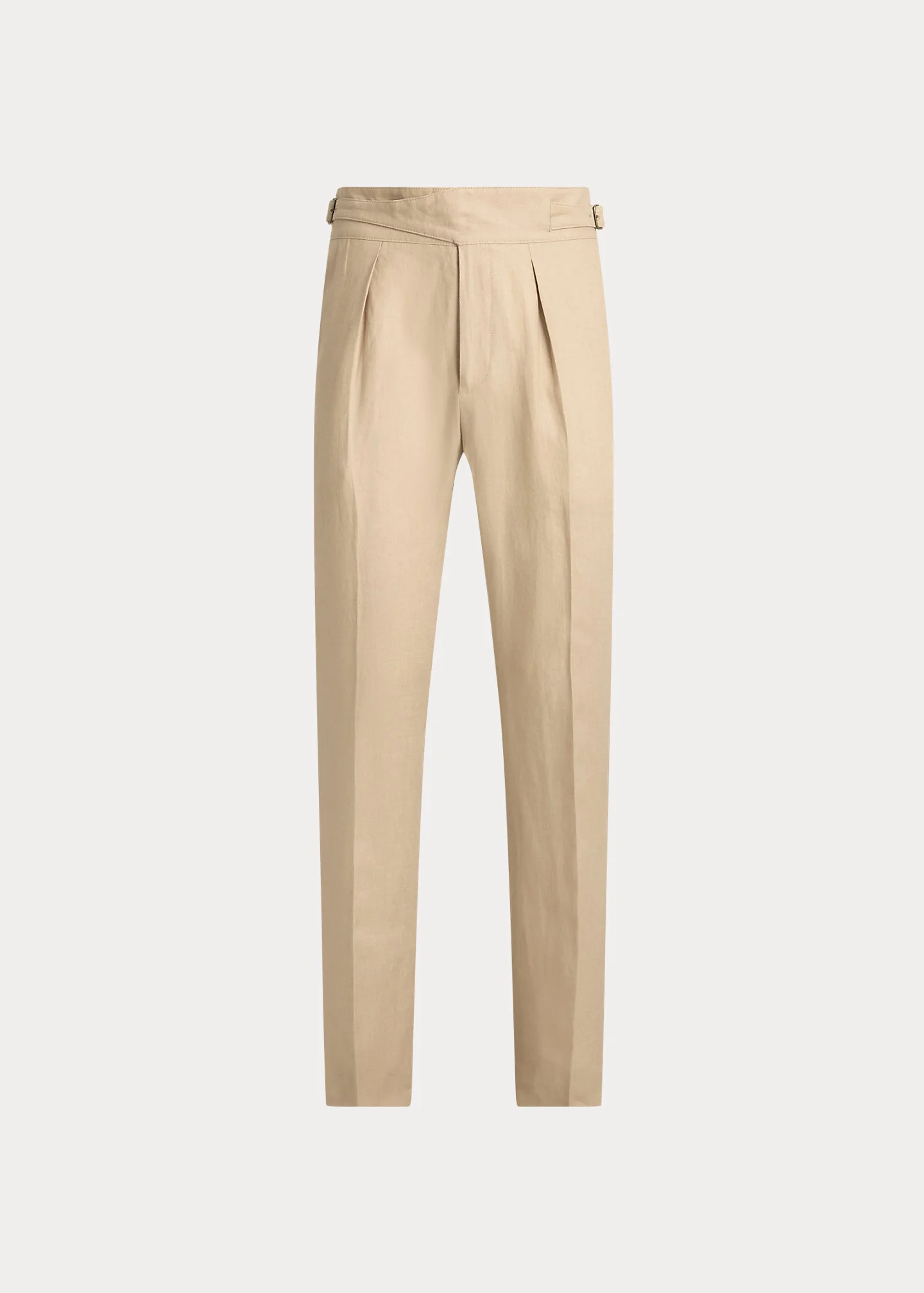 Pleated Linen Suit Trouser - 1