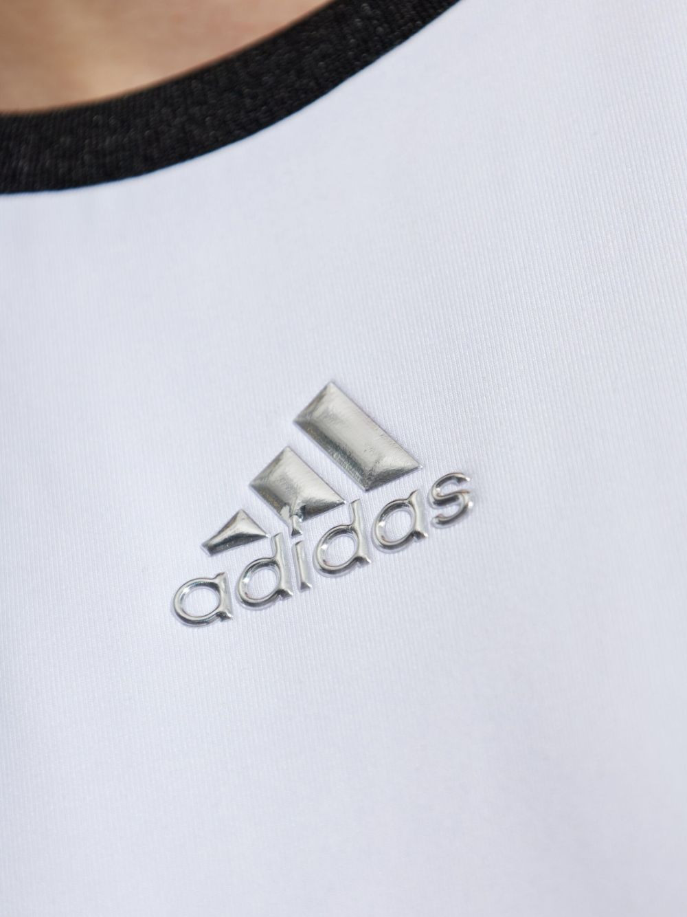 shoulder-cutline logo sweatshirt - 5