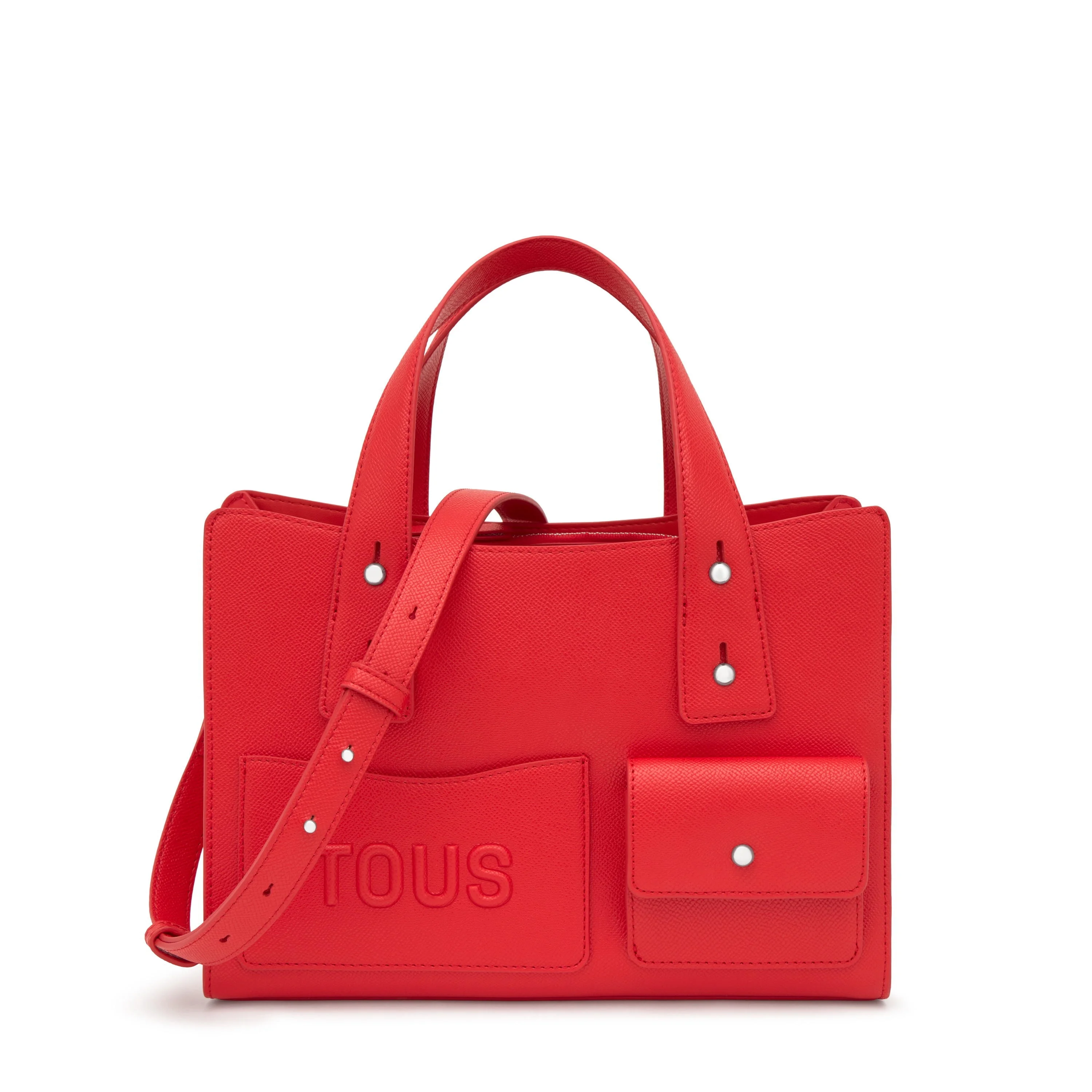 Medium red City bag TOUS Back to Basics - 1