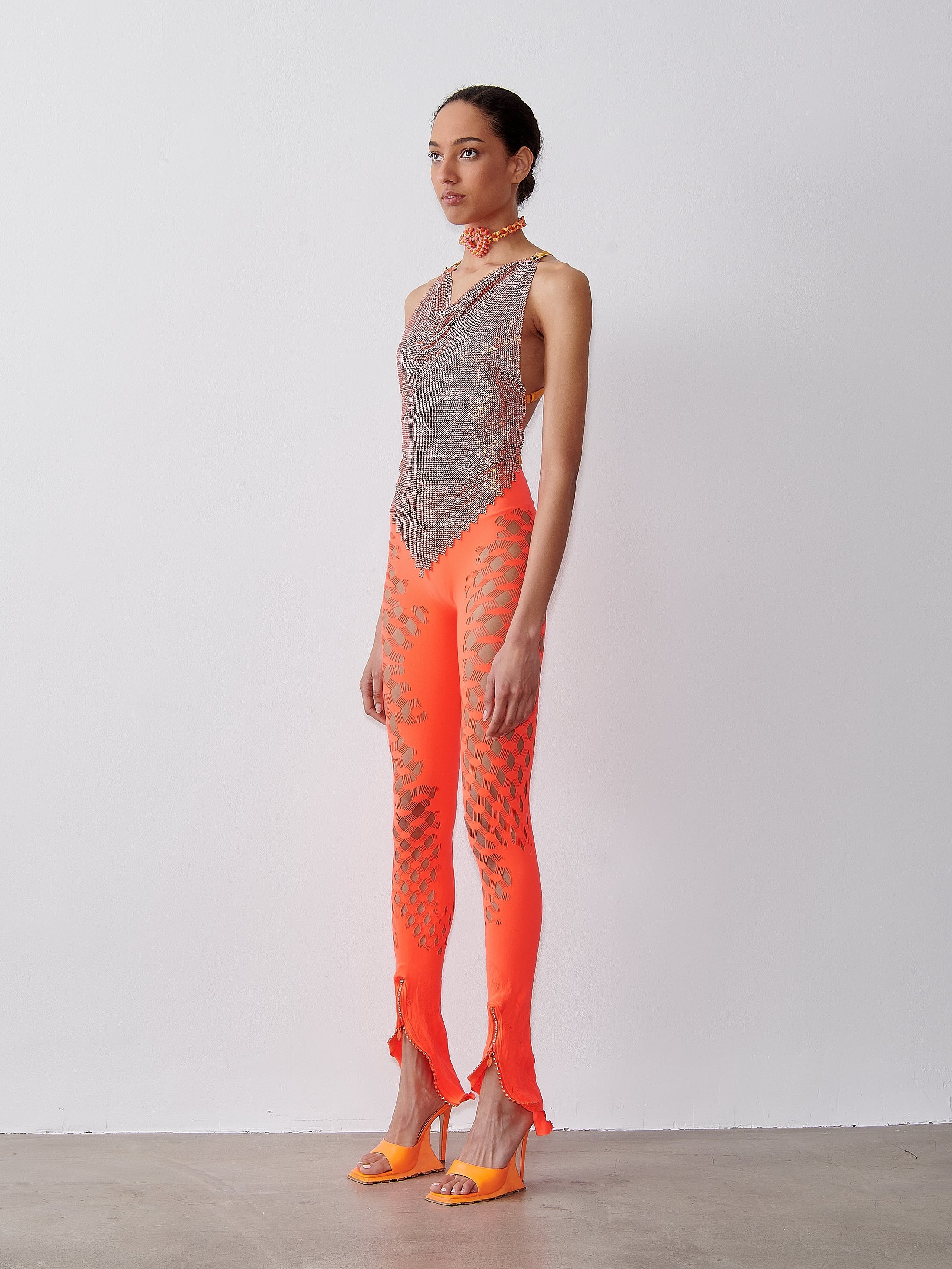 RHINESTONED BEYAN TOP APEROL SPRITZ - 3