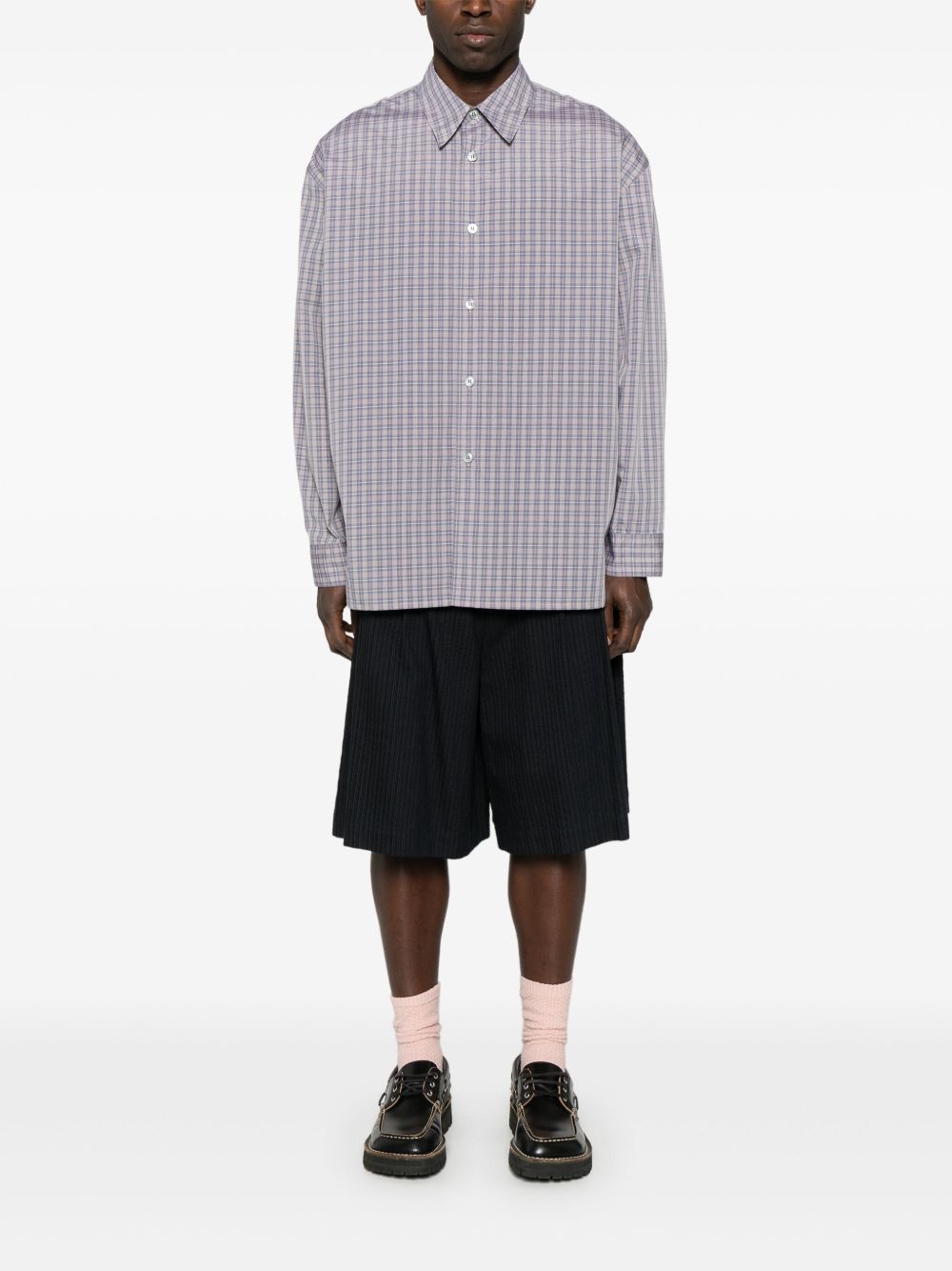 plaid-check shirt - 2