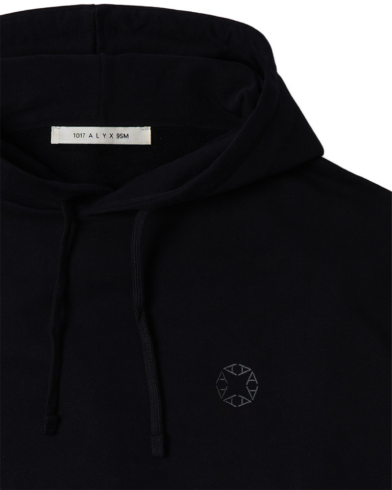 BLACK BOXY PULLOVER HOODIE 3