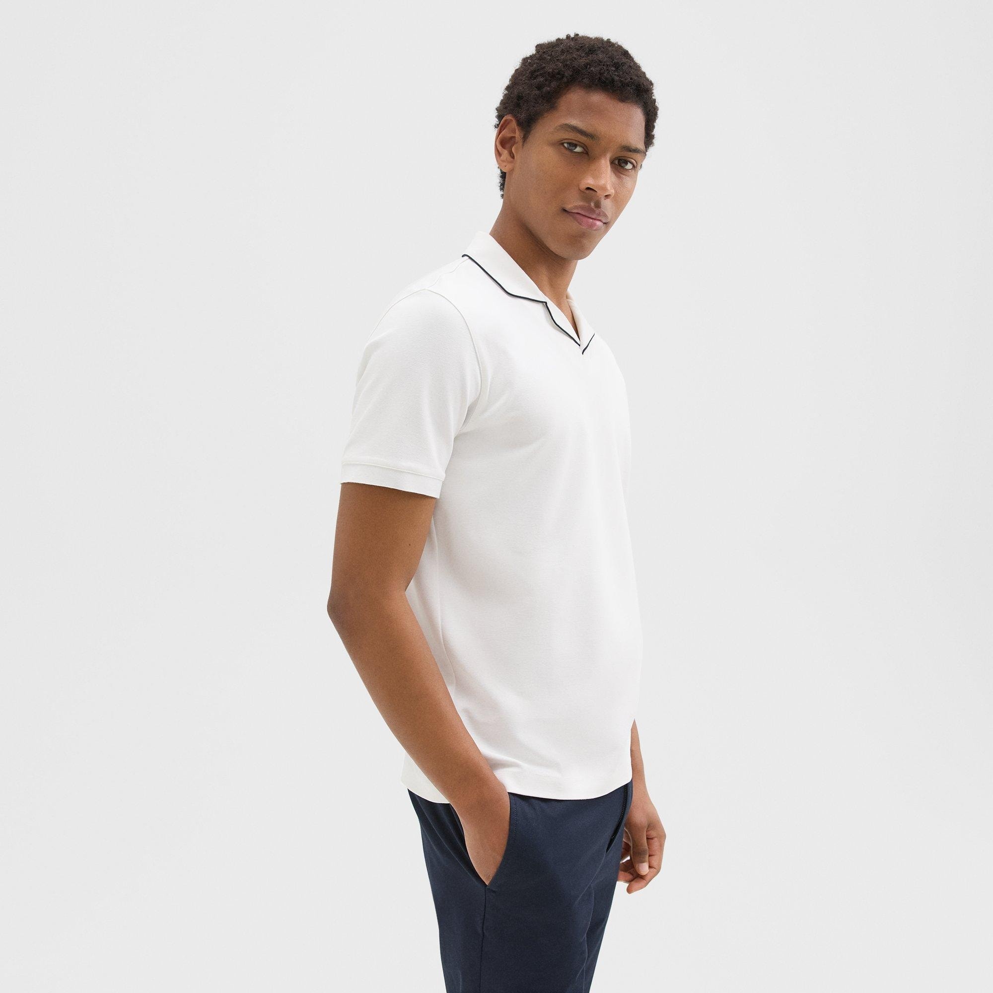 Johnny Collar Polo in Relay Jersey - 3