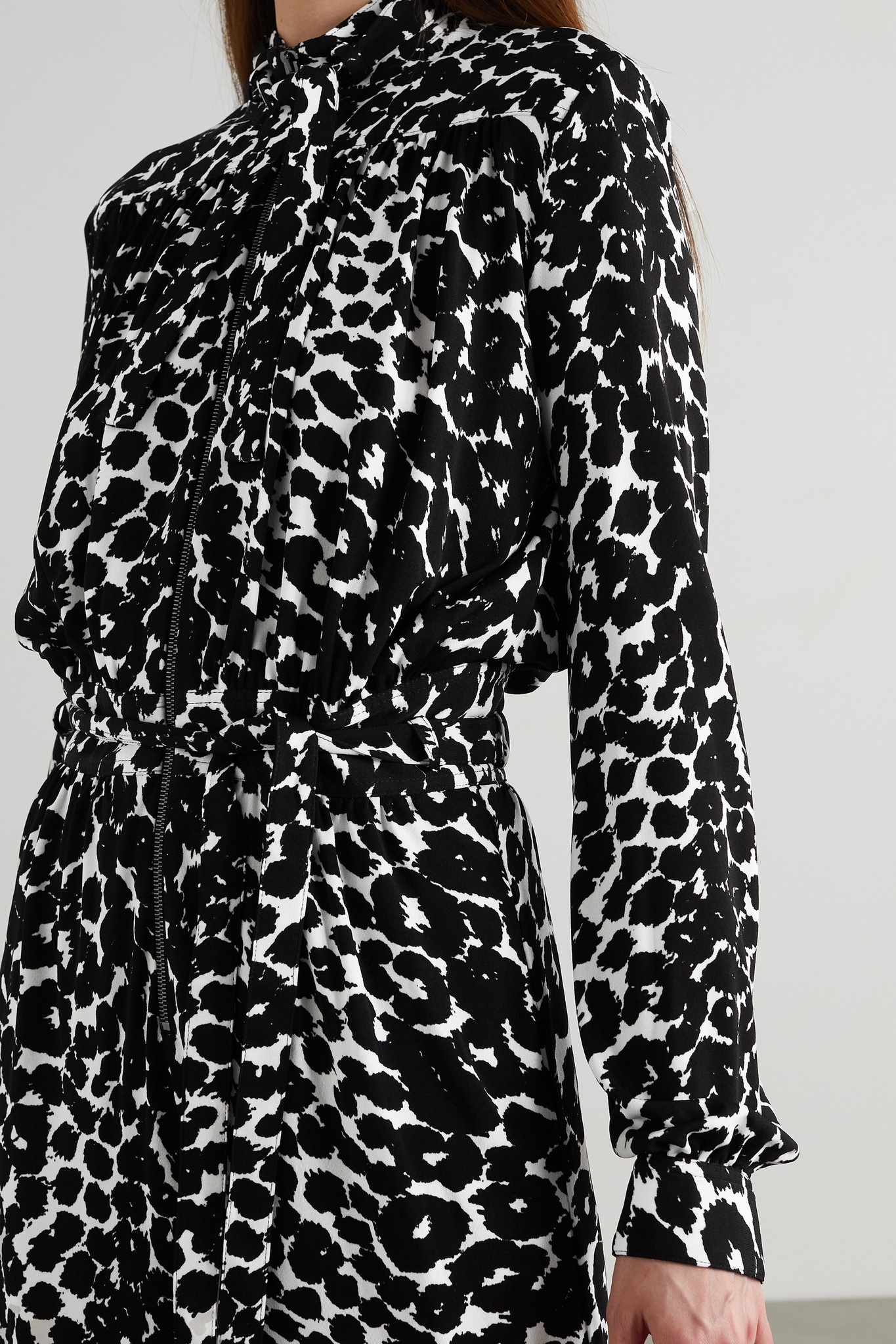 Leopard-print jersey jumpsuit - 5