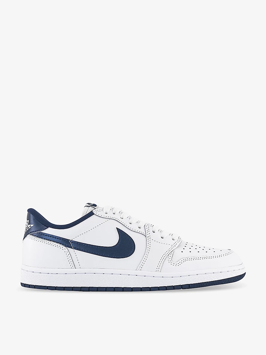 Air Jordan 1 Low panelled leather low-top trainers - 1