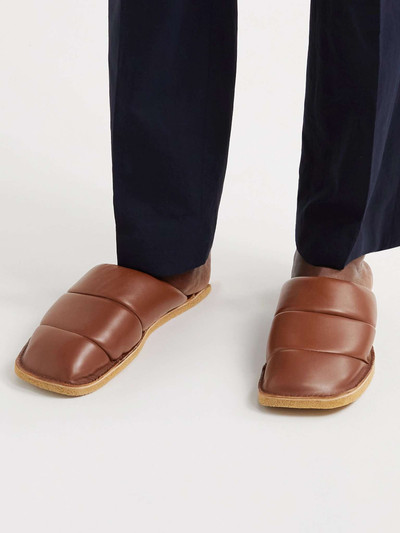 Dries Van Noten Leather Slippers outlook