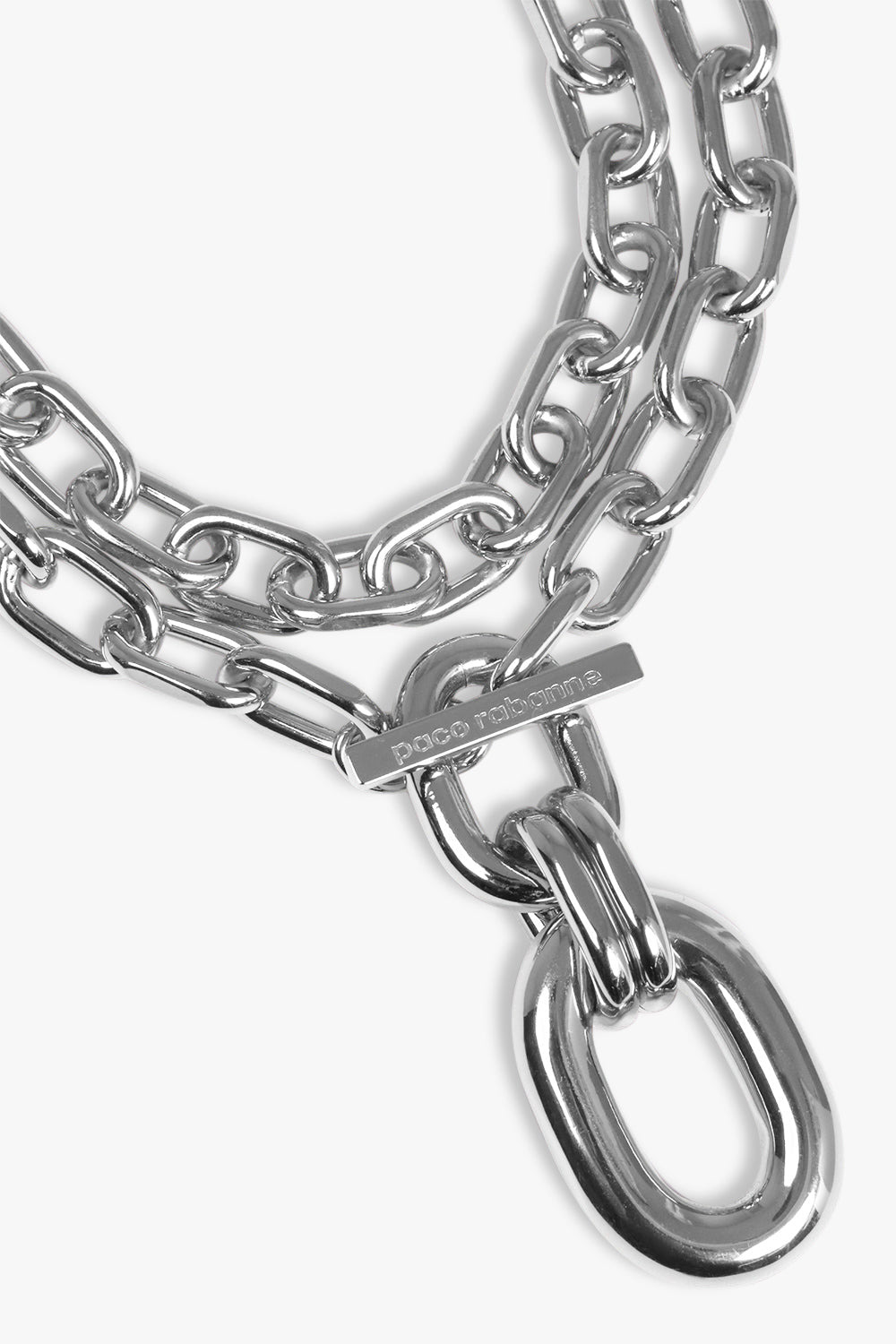 XL LINK ADJUSTABLE NECKLACE | SILVER - 2