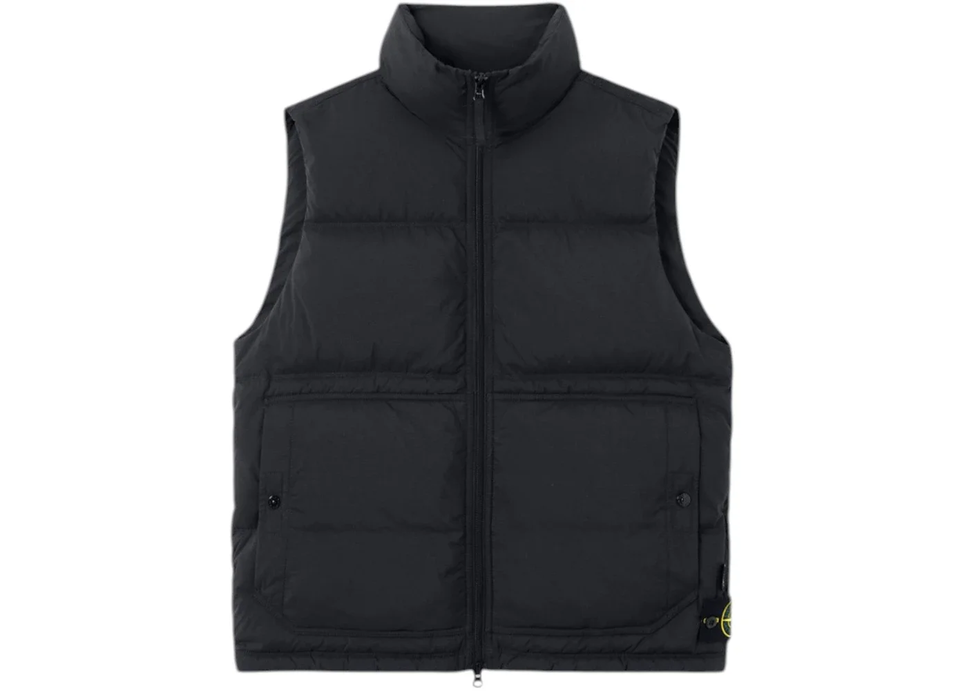 Stone Island Matt Ripstop Cordura Advanced Fabrics G100017 Vest Black - 1