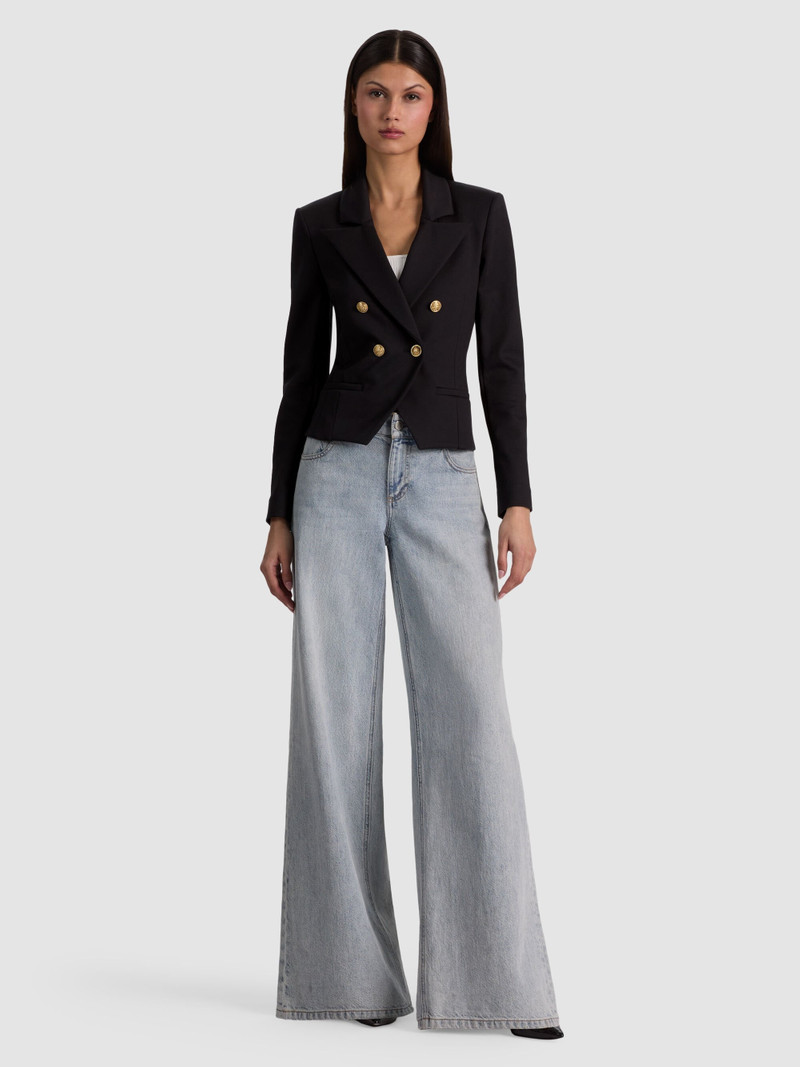 SABLE DOUBLE BREASTED CROPPED BLAZER 3