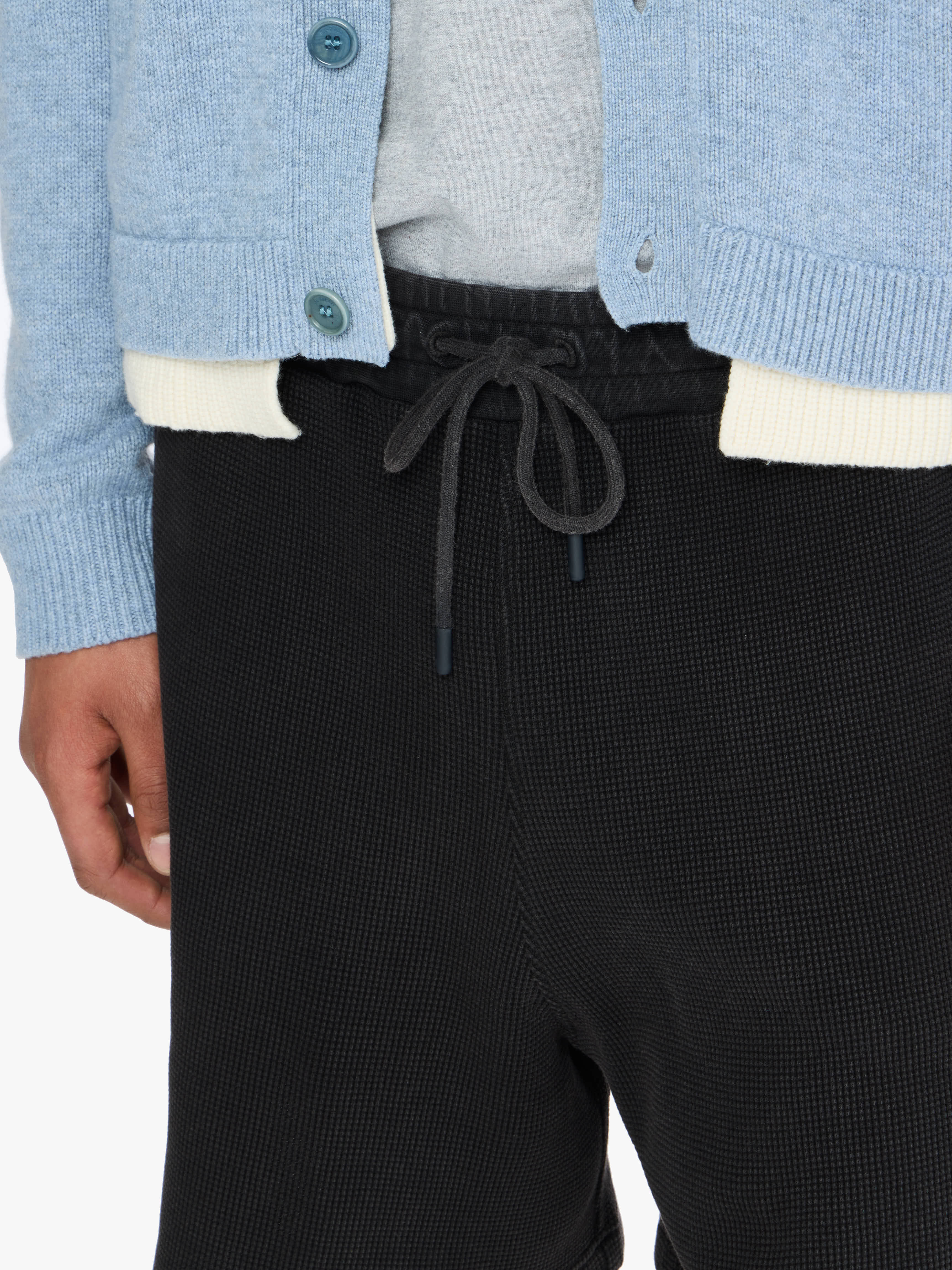 GARMENT DYE WAFFLE SHORTS - 5