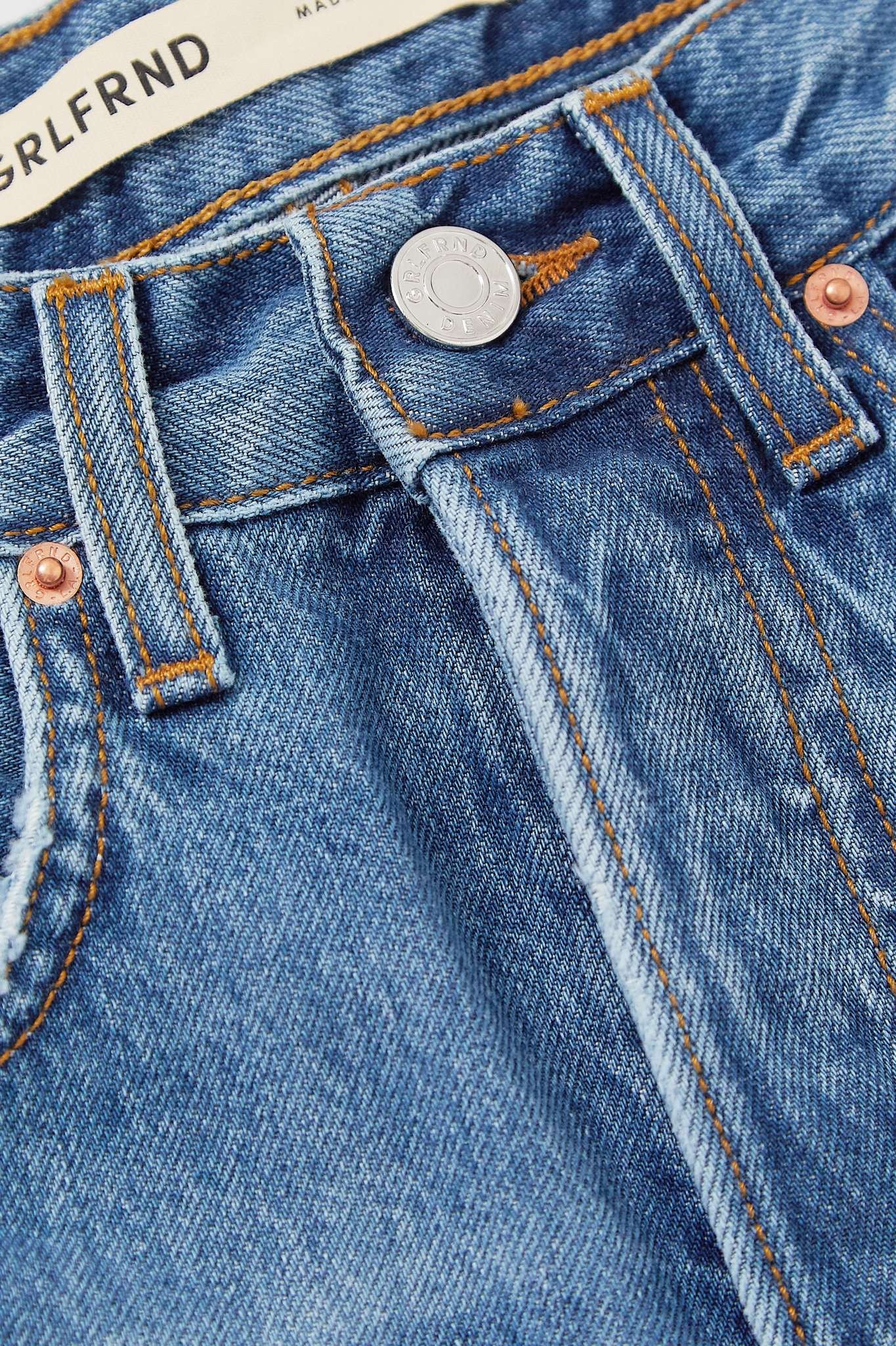 Celina frayed denim shorts - 4