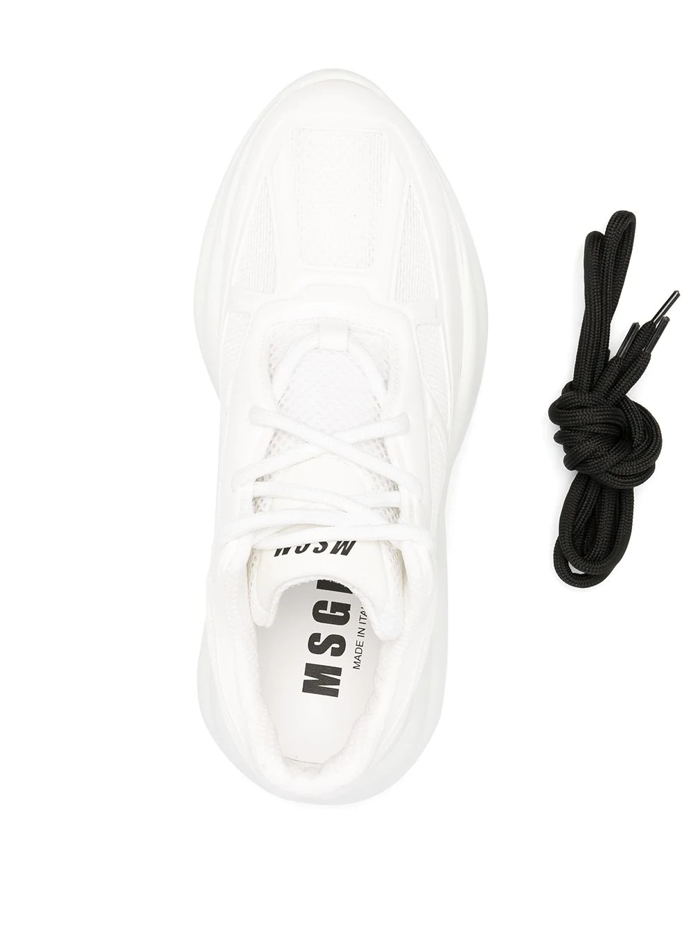 logo print sneakers - 4