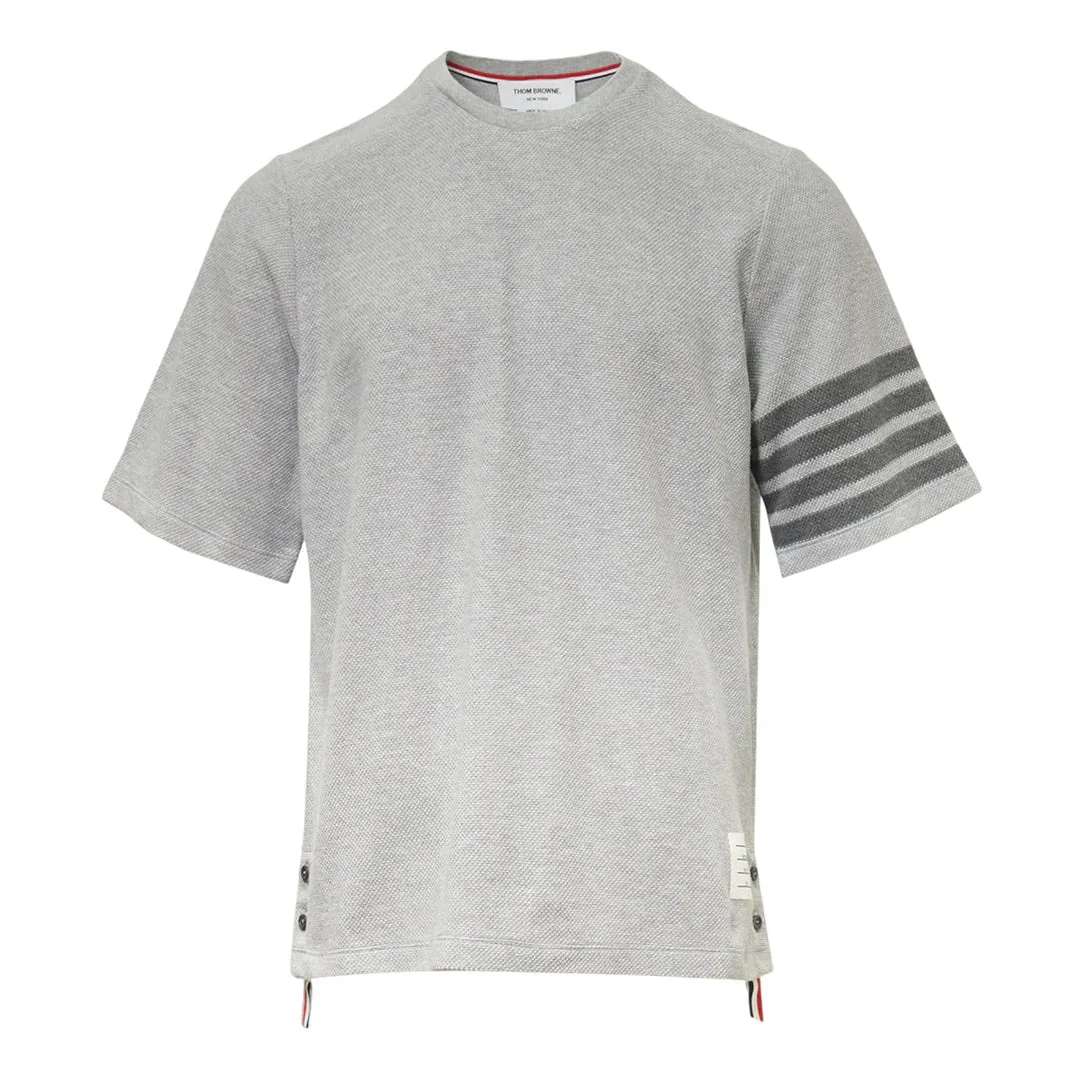 Short Sleeve Textured Pique Tee - 1