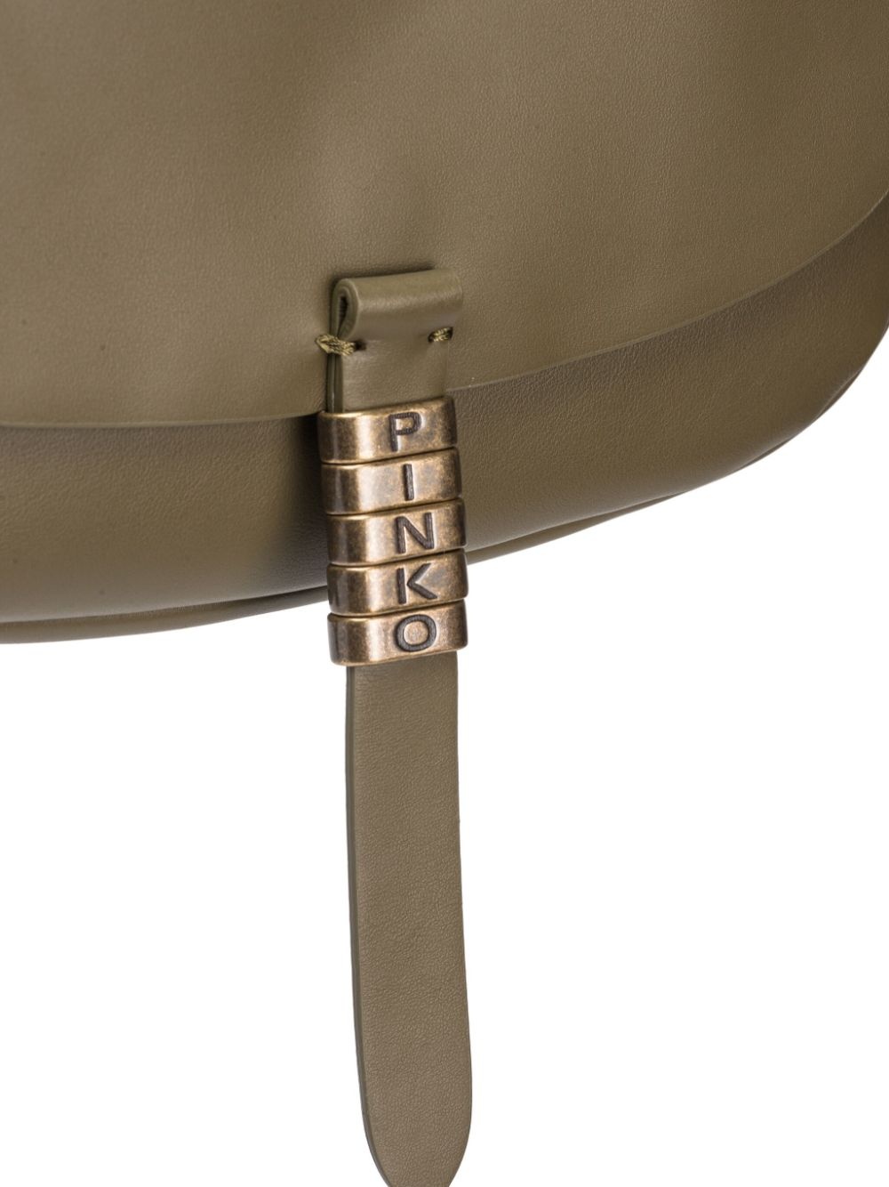 logo-lettering leather crossbody bag - 5