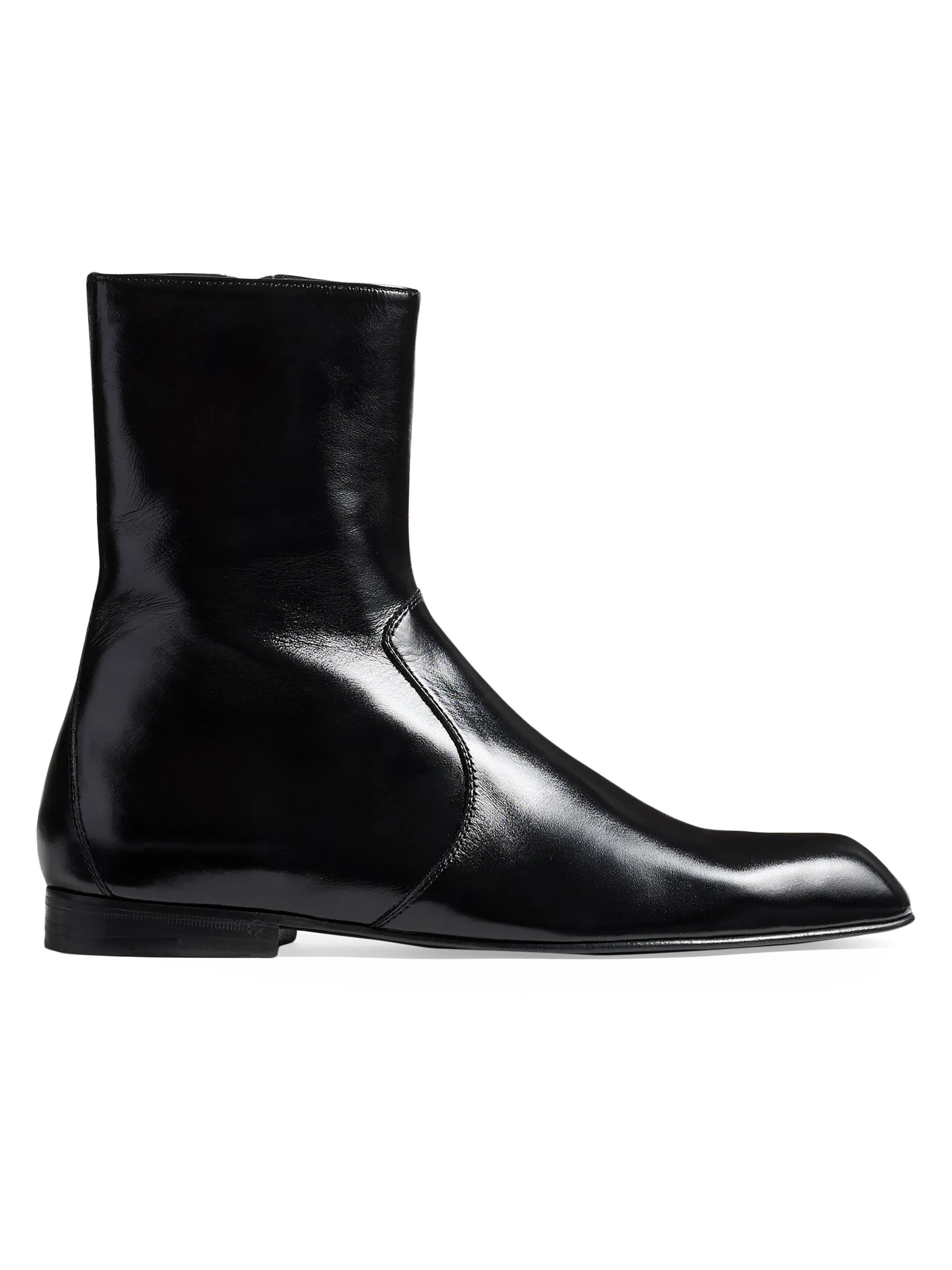 Women's Colt Leather Ankle Boots - Black - 1
