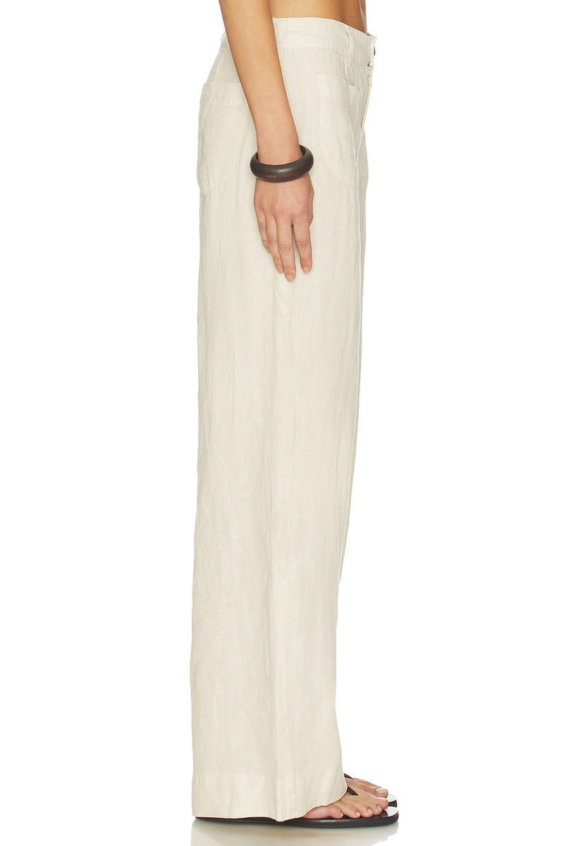 SANCTUARY The Linen Marine Wide Leg Pants outlook