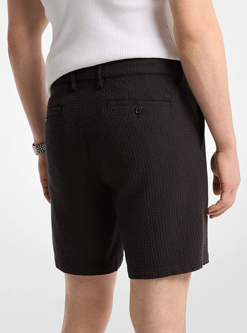 MICHAEL KORS Cotton Waffle Shorts outlook