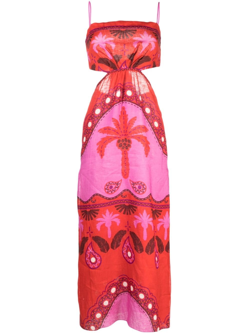Special Wildness graphic-print maxi dress - 1