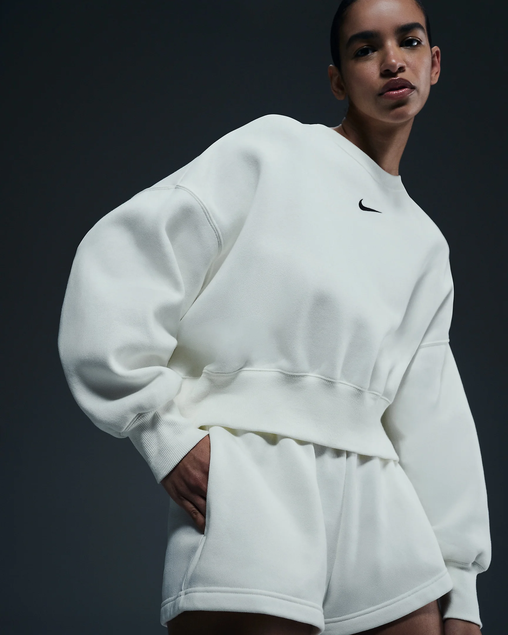 Nike Sportswear Phoenix Fleece Women's Over-Oversized Crew-Neck Sweatshirt - 1