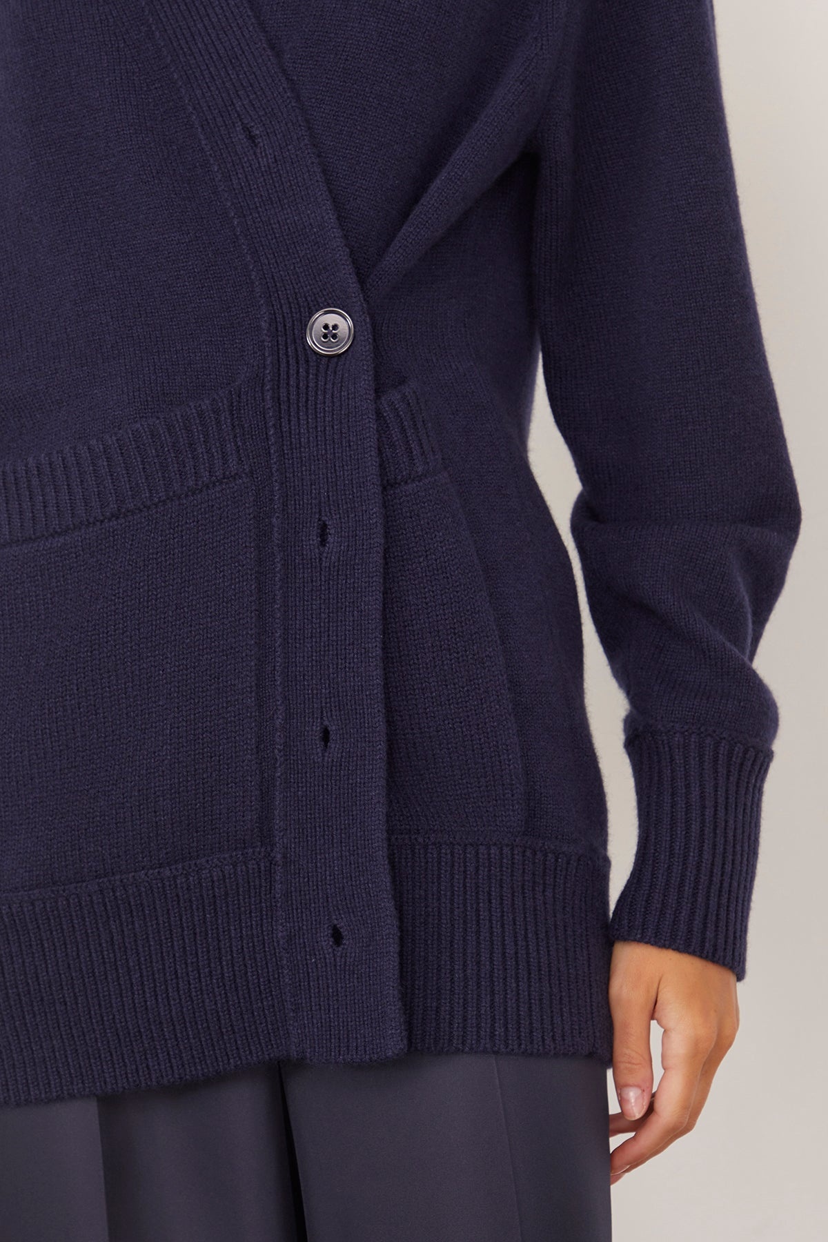 Modern Statements Cardigan in True Navy - 5