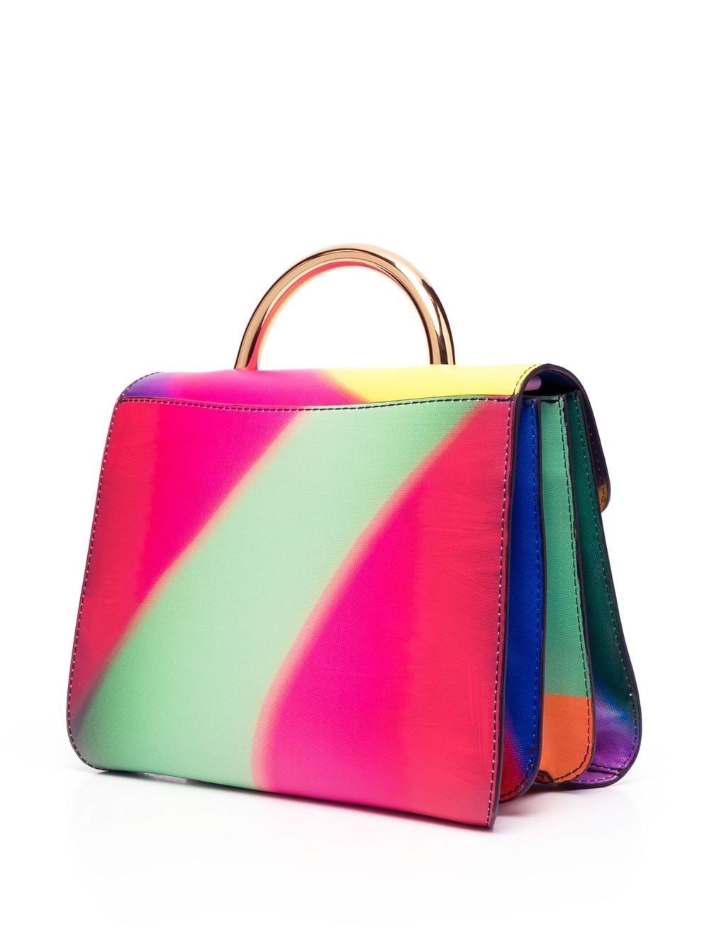 colour-block tote bag - 4