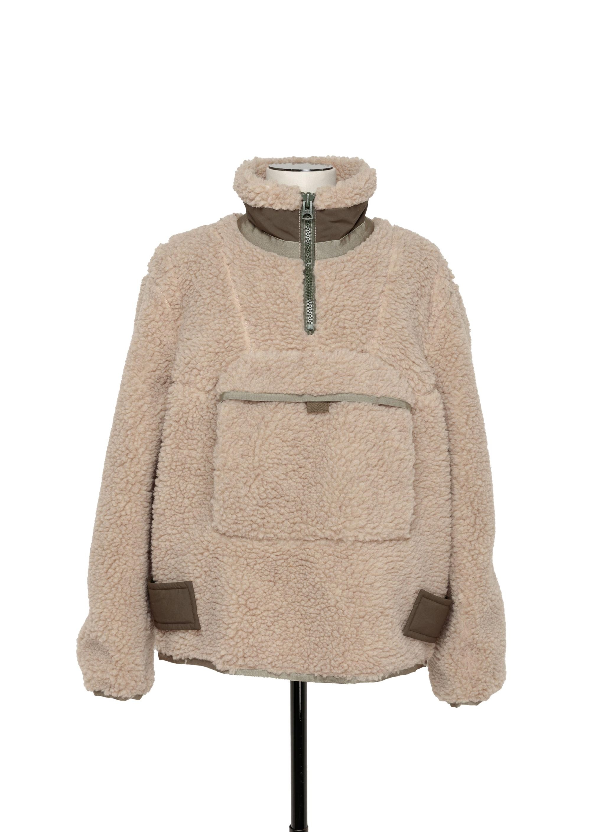 Faux Shearling Pullover - 1