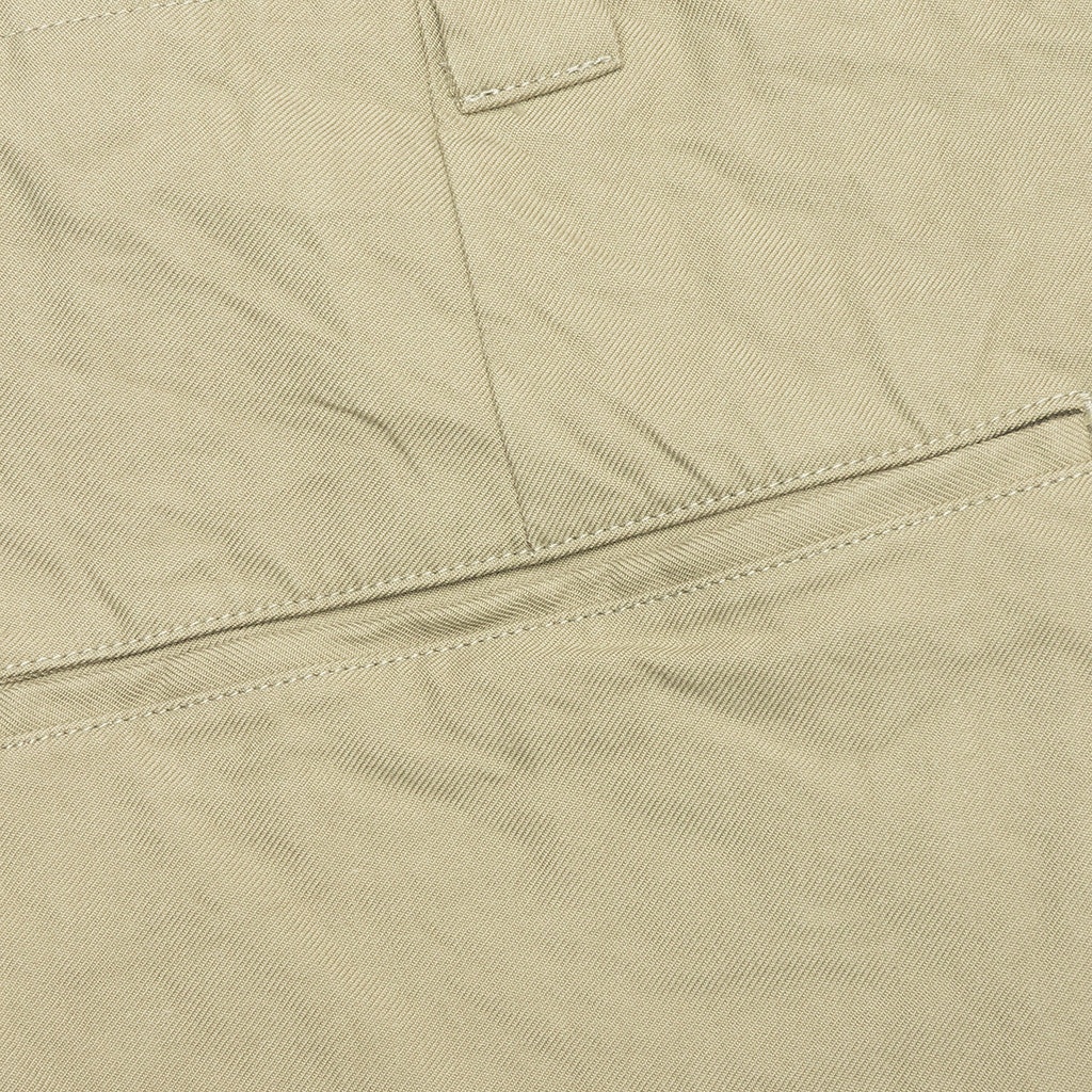 WIDE CHINO PANTS - LIGHT GREEN - 5