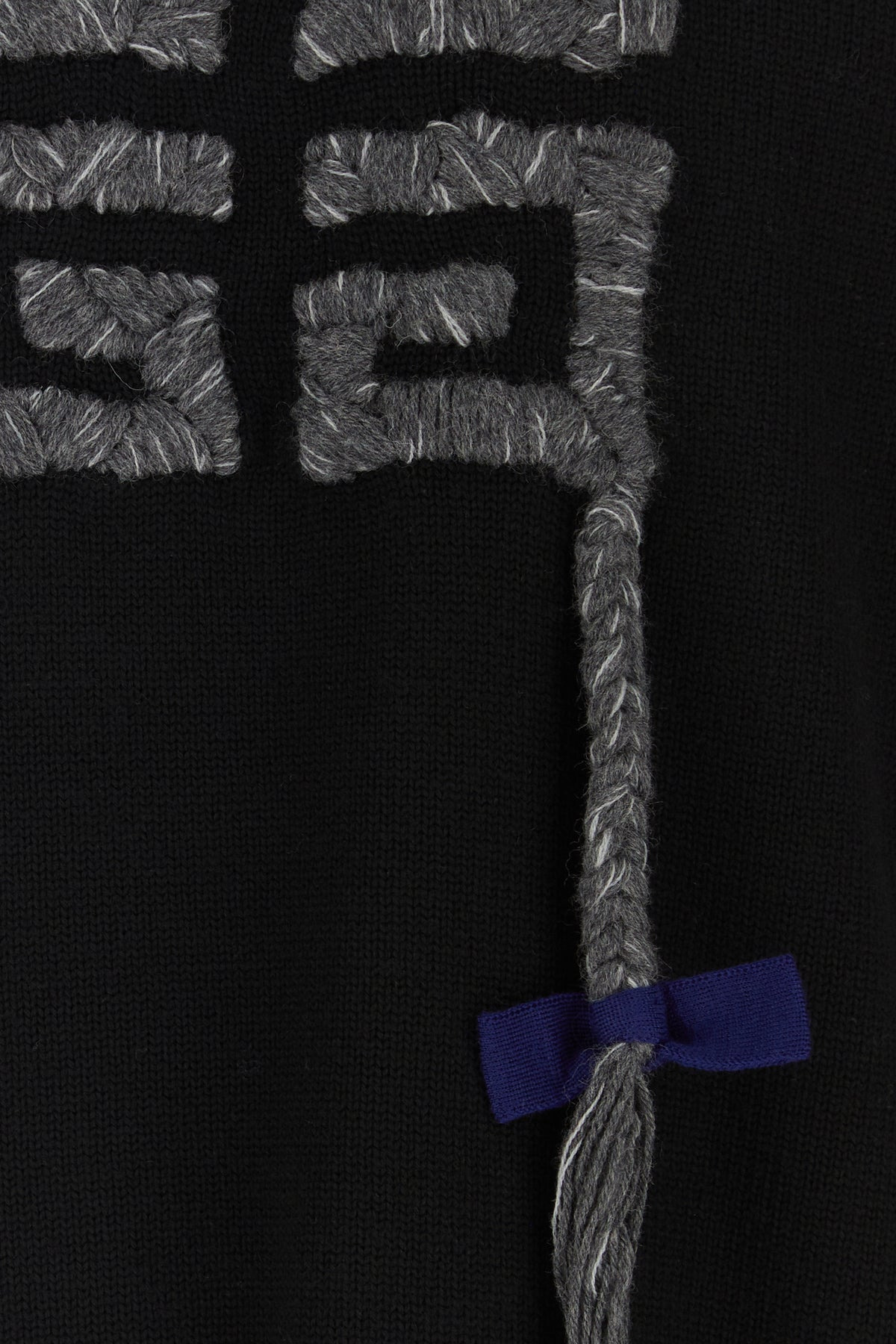 Black wool sweater - 5