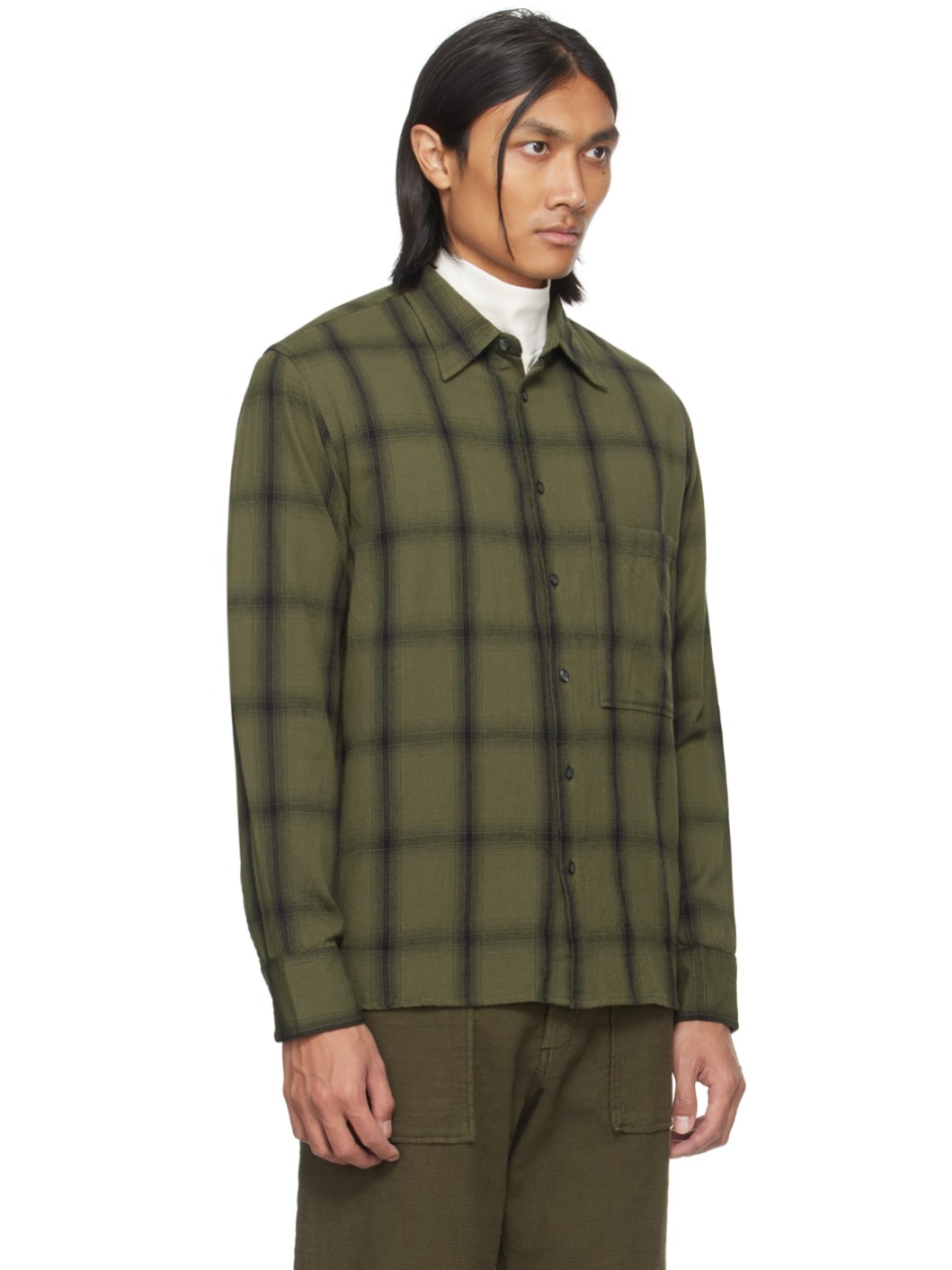 Khaki Square Pocket Shirt - 2