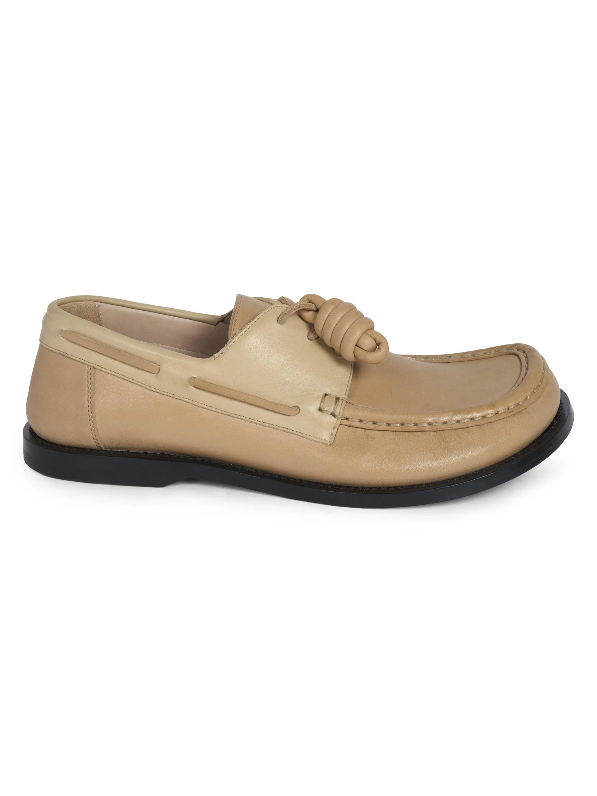 Women's Campo Leather Boat Shoes - Cinnamon Sand - 1