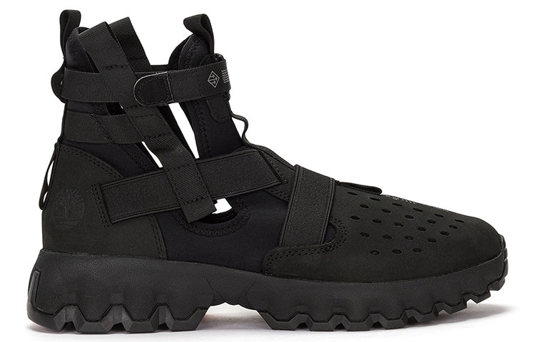 Timberland Greenstride Edge Lace Up Boot Sandals 'Black' A5RHVW - 2