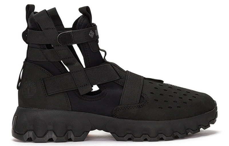 Timberland Greenstride Edge Lace Up Boot Sandals 'Black' A5RHVW 2