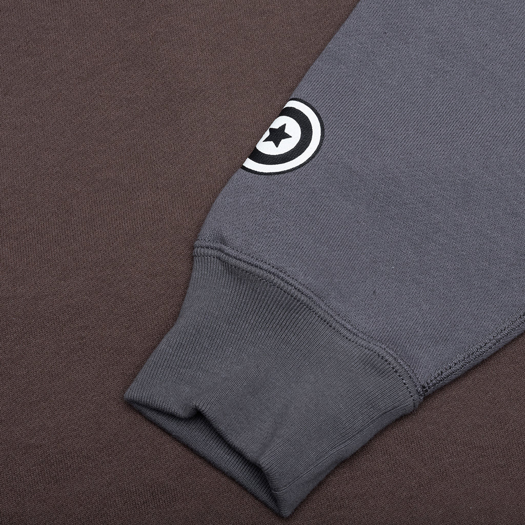 SHARK FULL ZIP HOODIE #2 - BEIGE - 4