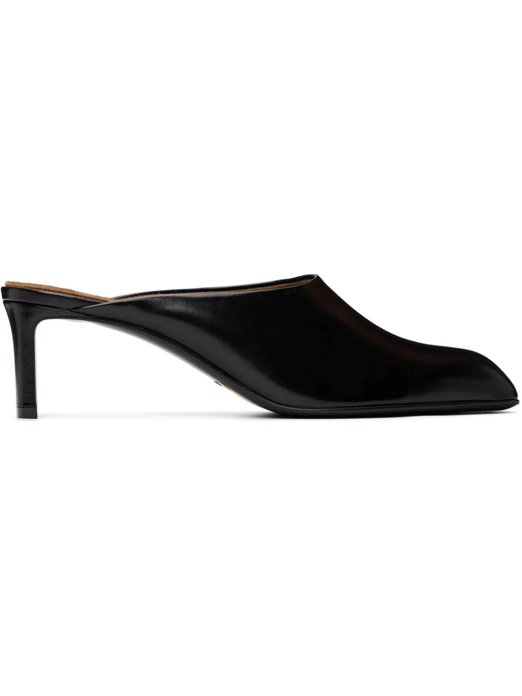 Black Colt Low Mule Heels - 1