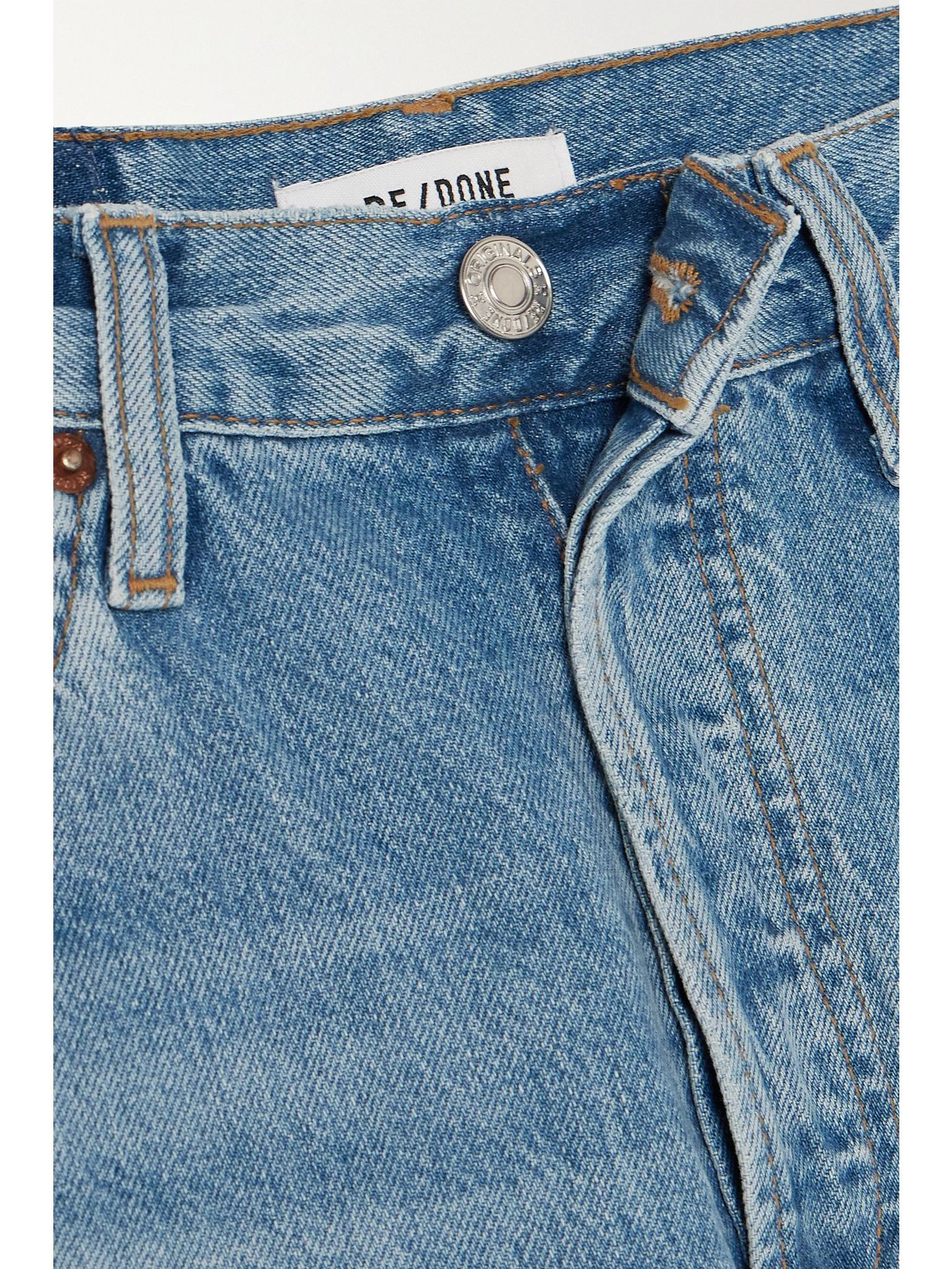 90s Loose high-rise straight-leg jeans Light denim - 5