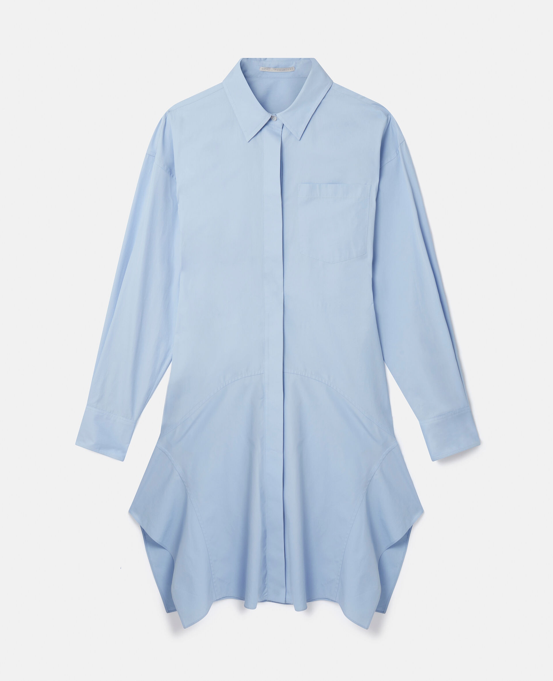 Banana Sleeve Shirt Dress - 1