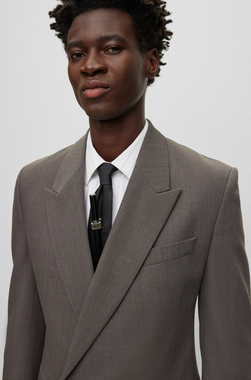 RELAXED-FIT THREE-PIECE SUIT IN VIRGIN WOOL 5